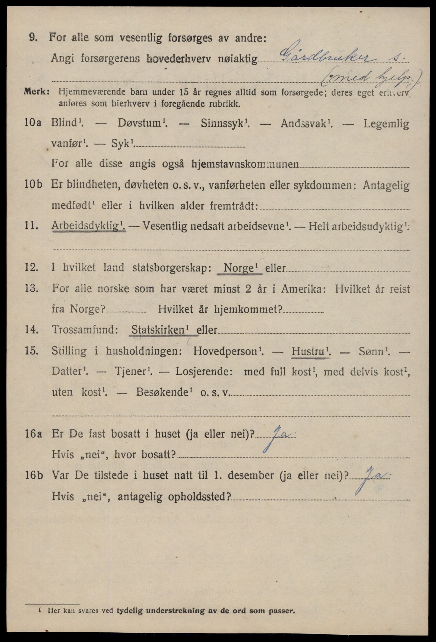 SAT, 1920 census for Rindal, 1920, p. 825