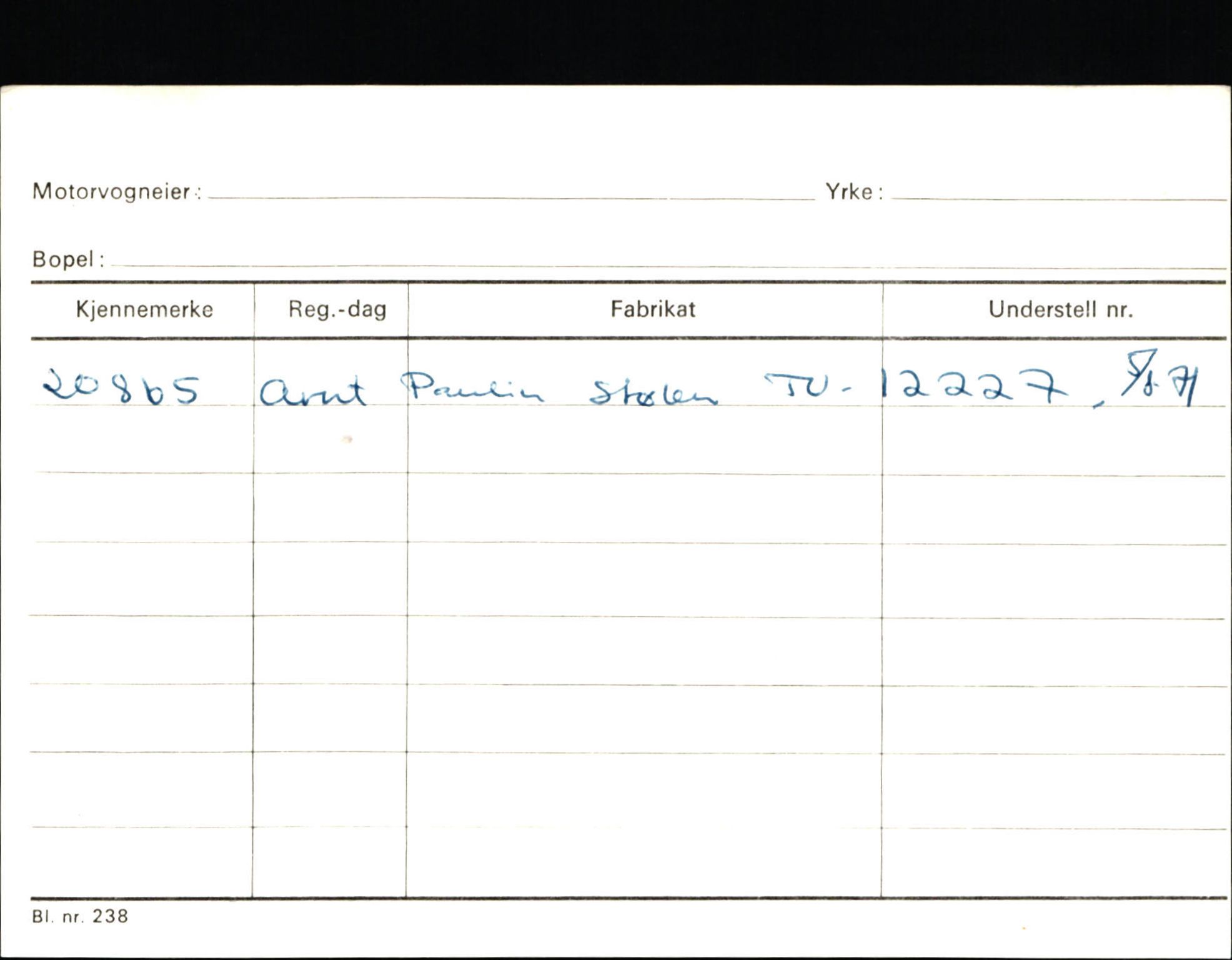 Statens vegvesen, Sogn og Fjordane vegkontor, AV/SAB-A-5301/4/F/L0130: Eigarregister Eid T-Å. Høyanger A-O, 1945-1975, p. 1790