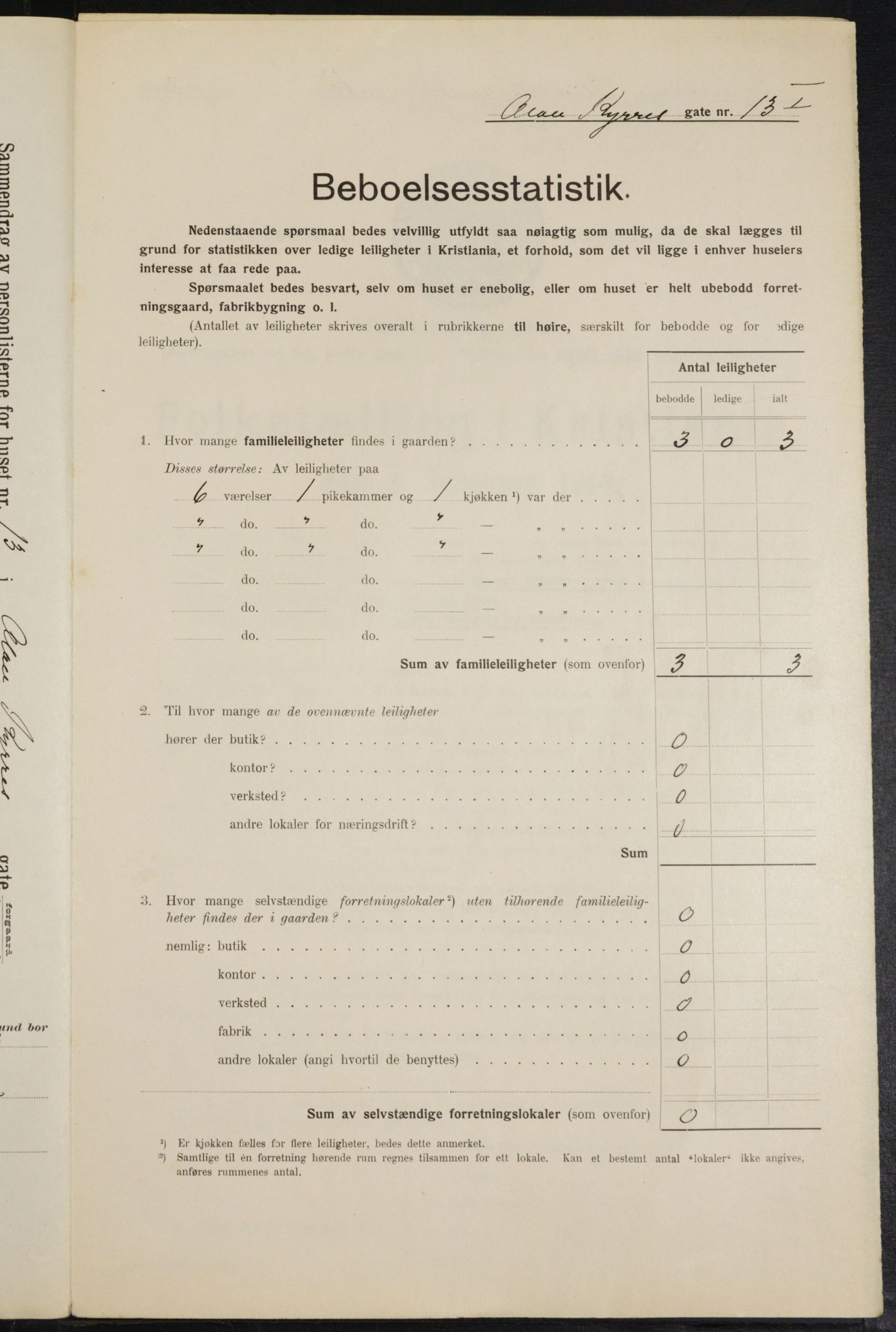 OBA, Municipal Census 1914 for Kristiania, 1914, p. 75439