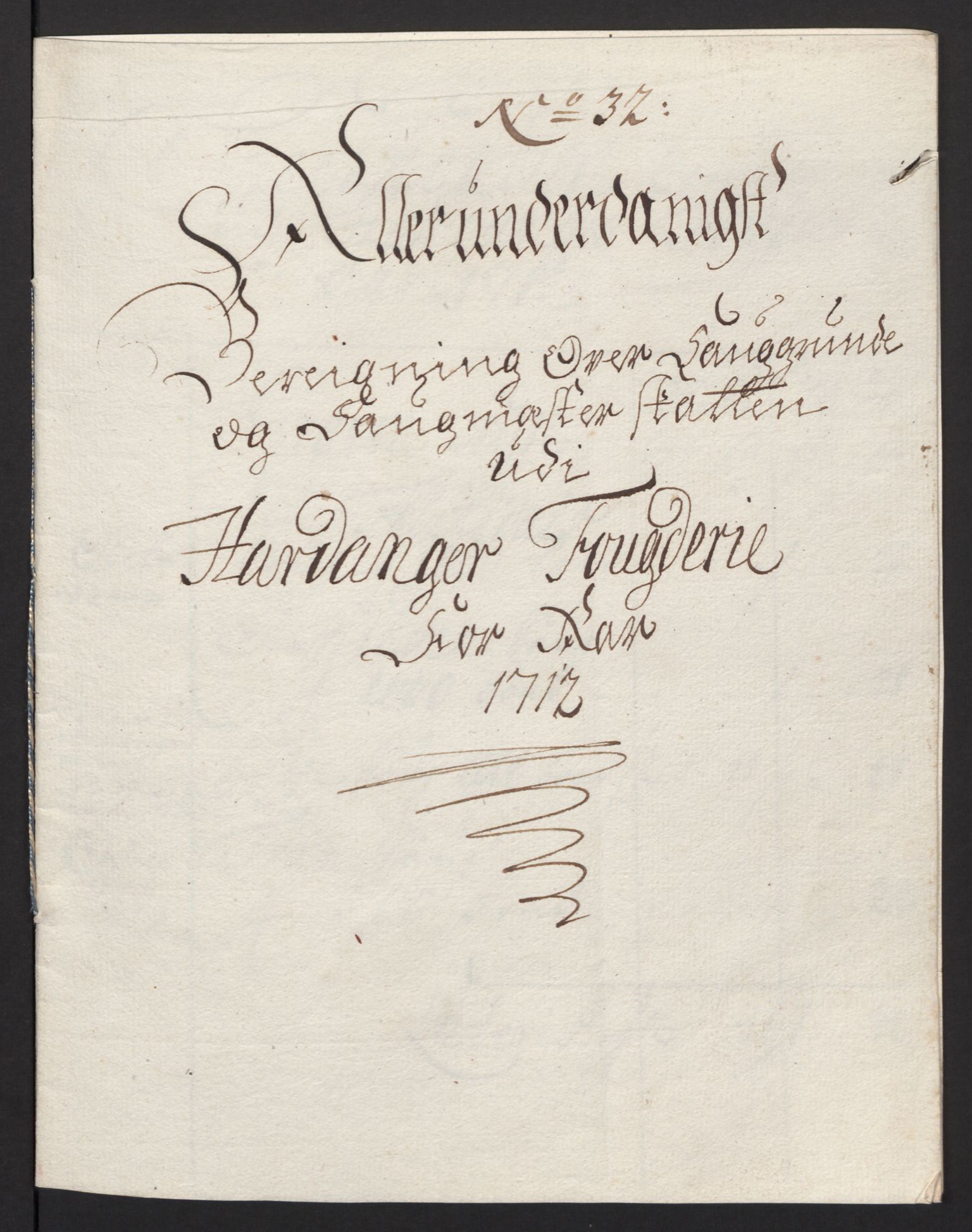 Rentekammeret inntil 1814, Reviderte regnskaper, Fogderegnskap, AV/RA-EA-4092/R48/L2988: Fogderegnskap Sunnhordland og Hardanger, 1712, p. 293