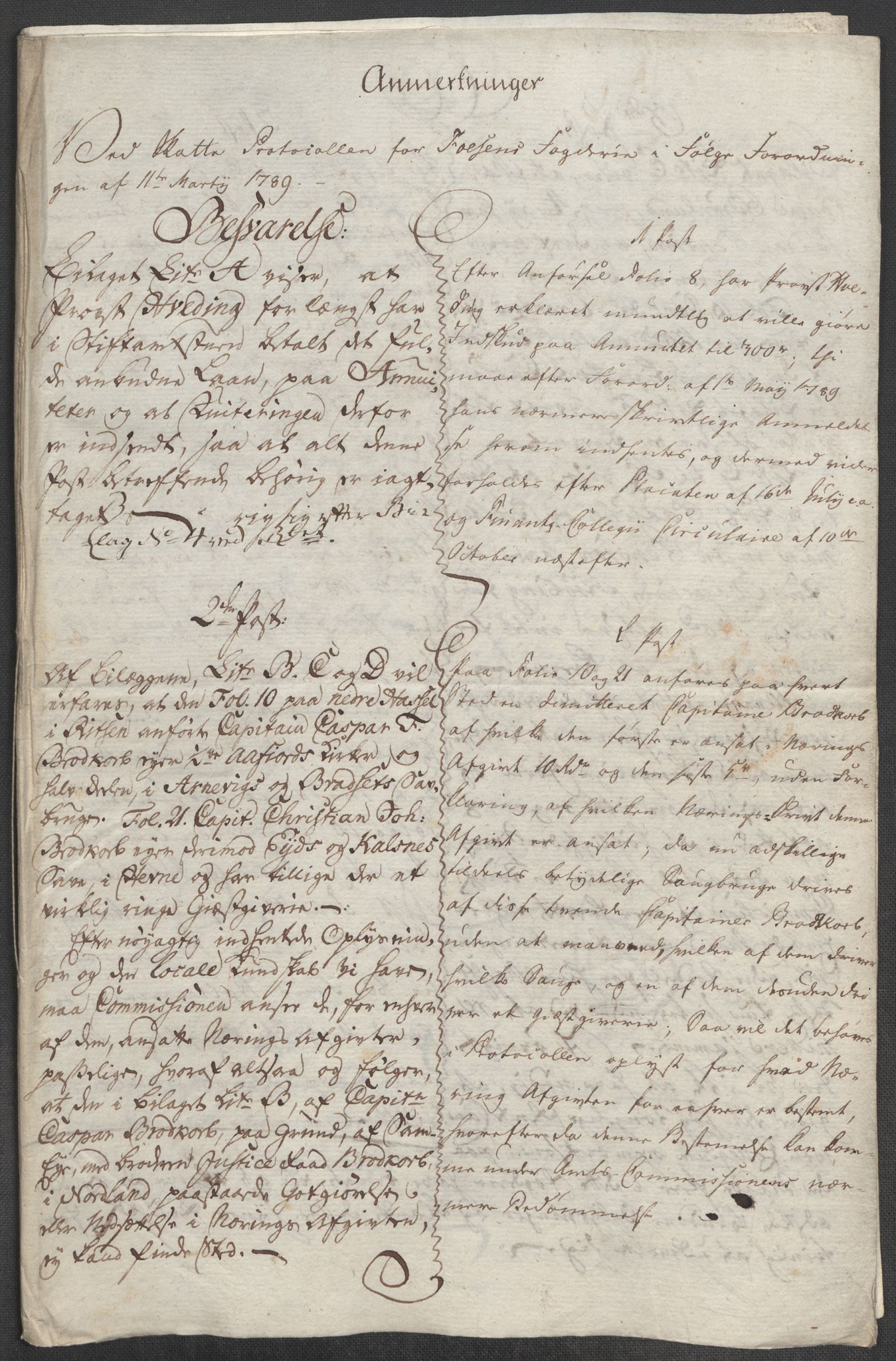 Rentekammeret inntil 1814, Reviderte regnskaper, Mindre regnskaper, RA/EA-4068/Rf/Rfe/L0009: Fredrikstad. Fosen fogderi, 1789, p. 322