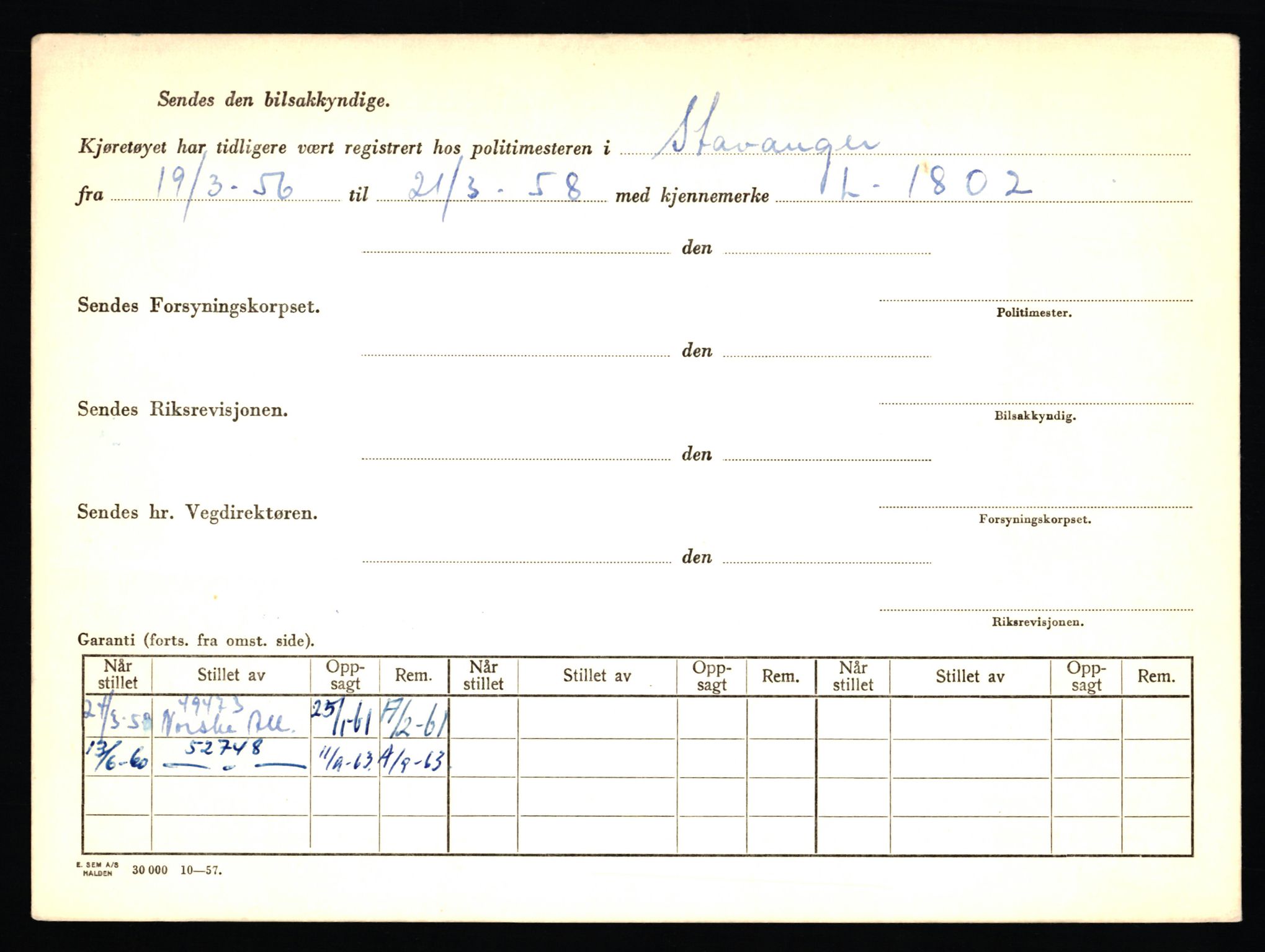 Stavanger trafikkstasjon, AV/SAST-A-101942/0/F/L0065: L-65400 - L-67649, 1930-1971, p. 290