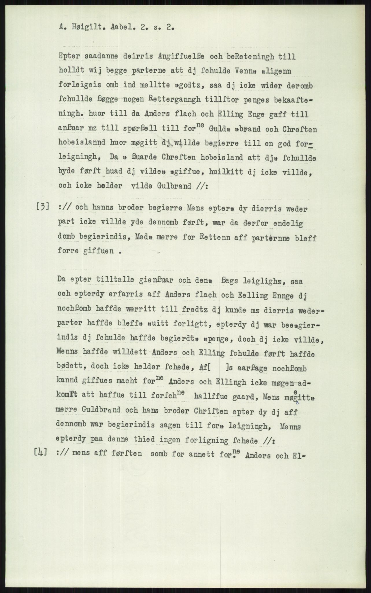 Samlinger til kildeutgivelse, Diplomavskriftsamlingen, AV/RA-EA-4053/H/Ha, p. 3274