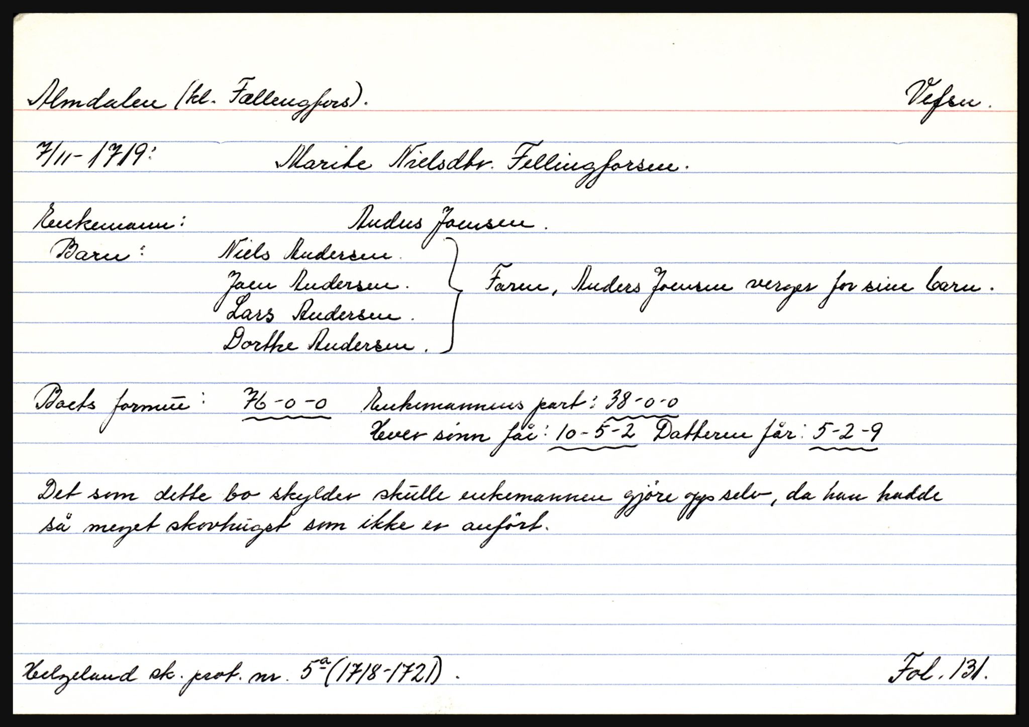 Helgeland sorenskriveri, AV/SAT-A-0004/3, 1686-1746, p. 15
