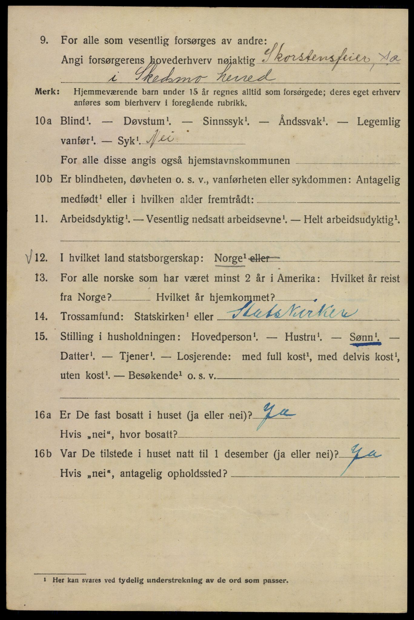 SAO, 1920 census for Kristiania, 1920, p. 205346