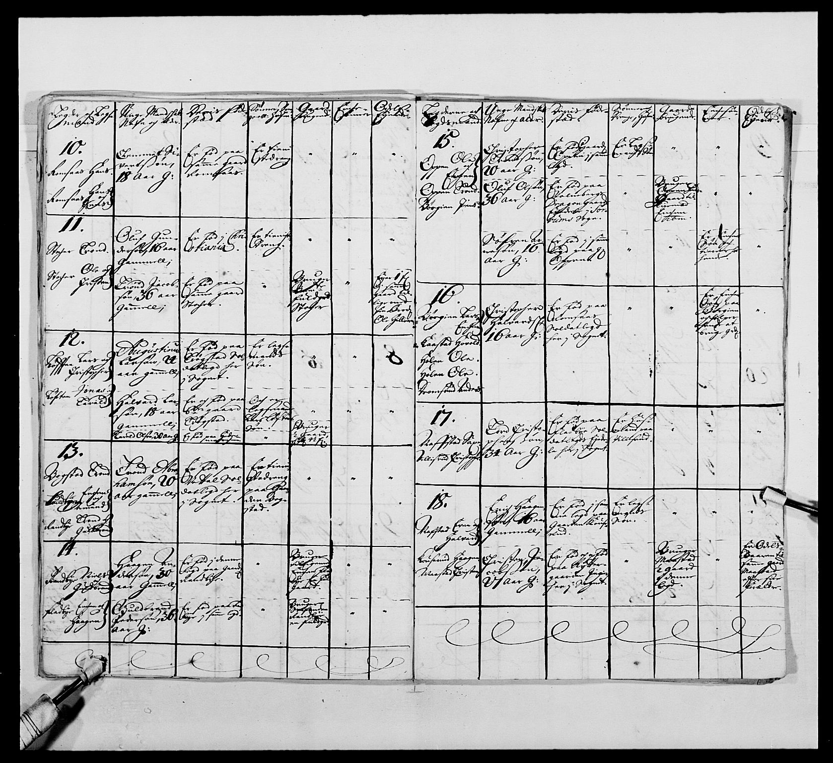 Kommanderende general (KG I) med Det norske krigsdirektorium, AV/RA-EA-5419/E/Ea/L0485: Akershusiske regiment, 1697-1706, p. 267