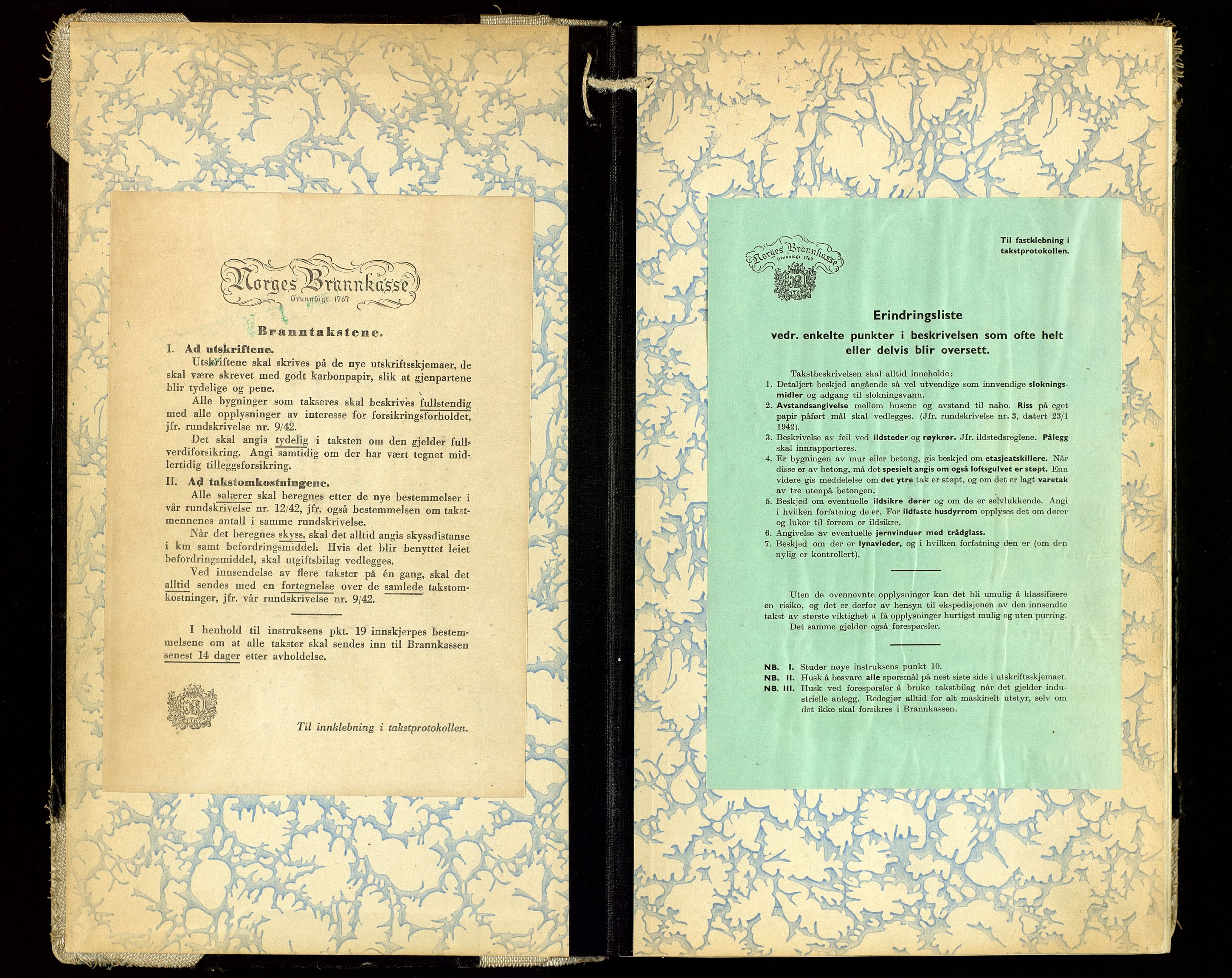 Norges Brannkasse, Elverum, SAH/NBRANE-020/F/L0003: Branntakstprotokoll, 1946-1951