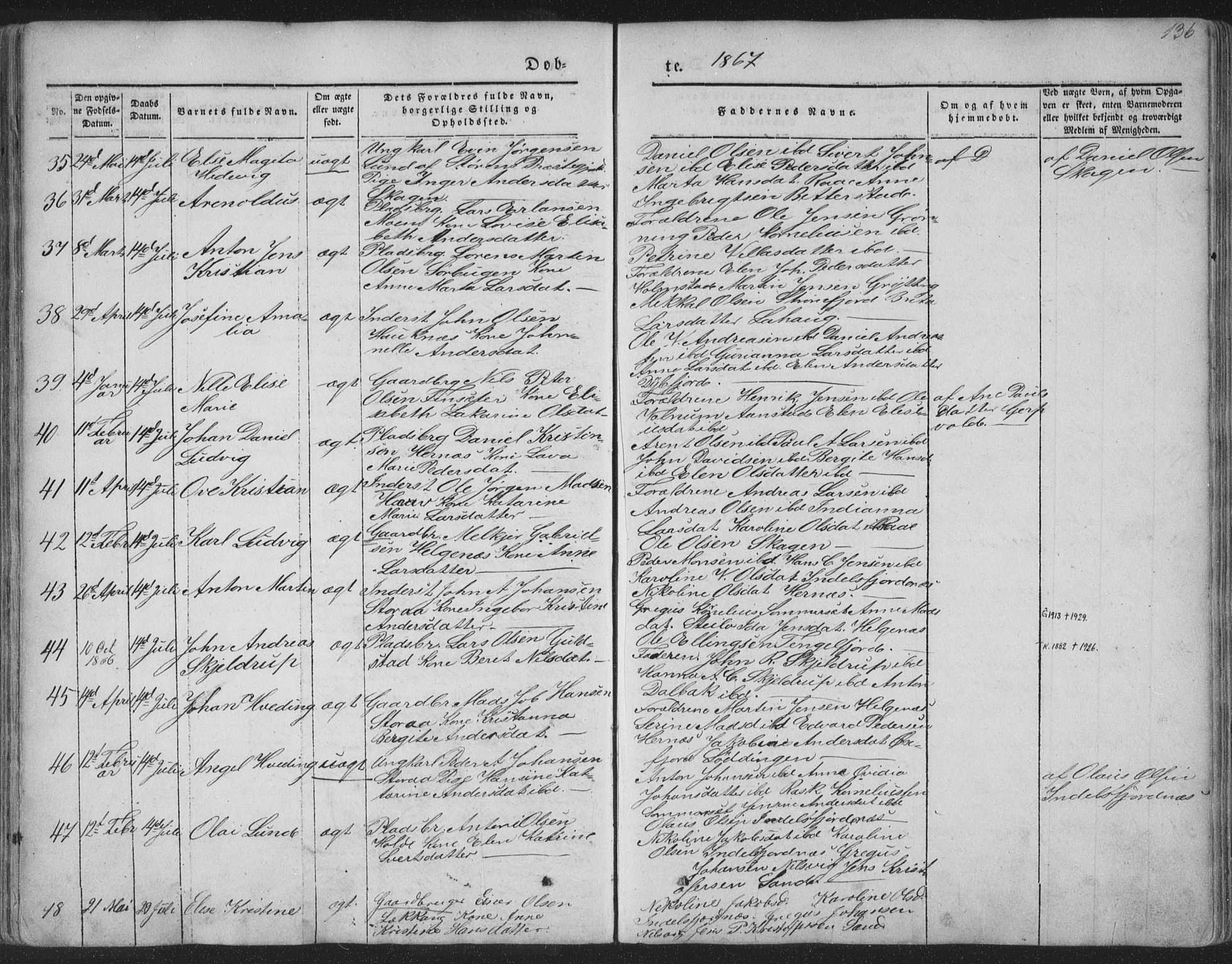 Ministerialprotokoller, klokkerbøker og fødselsregistre - Nordland, SAT/A-1459/888/L1241: Parish register (official) no. 888A07, 1849-1869, p. 136
