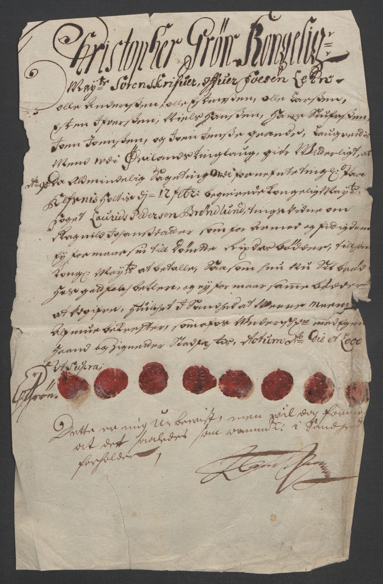 Rentekammeret inntil 1814, Reviderte regnskaper, Fogderegnskap, AV/RA-EA-4092/R57/L3850: Fogderegnskap Fosen, 1694, p. 175