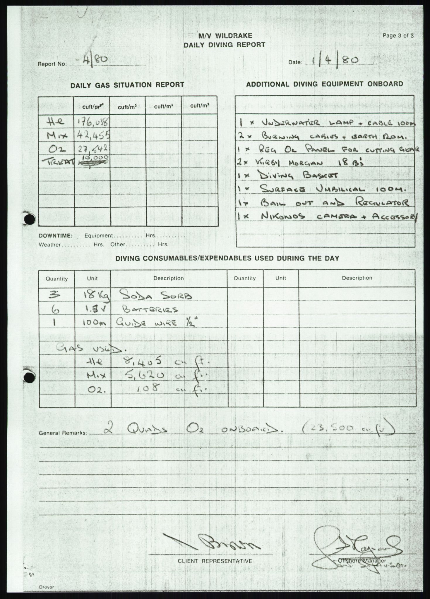 Justisdepartementet, Granskningskommisjonen ved Alexander Kielland-ulykken 27.3.1980, AV/RA-S-1165/D/L0018: R Feltopprydning (Doku.liste + R2, R4-R6 av 6), 1980-1981, p. 127