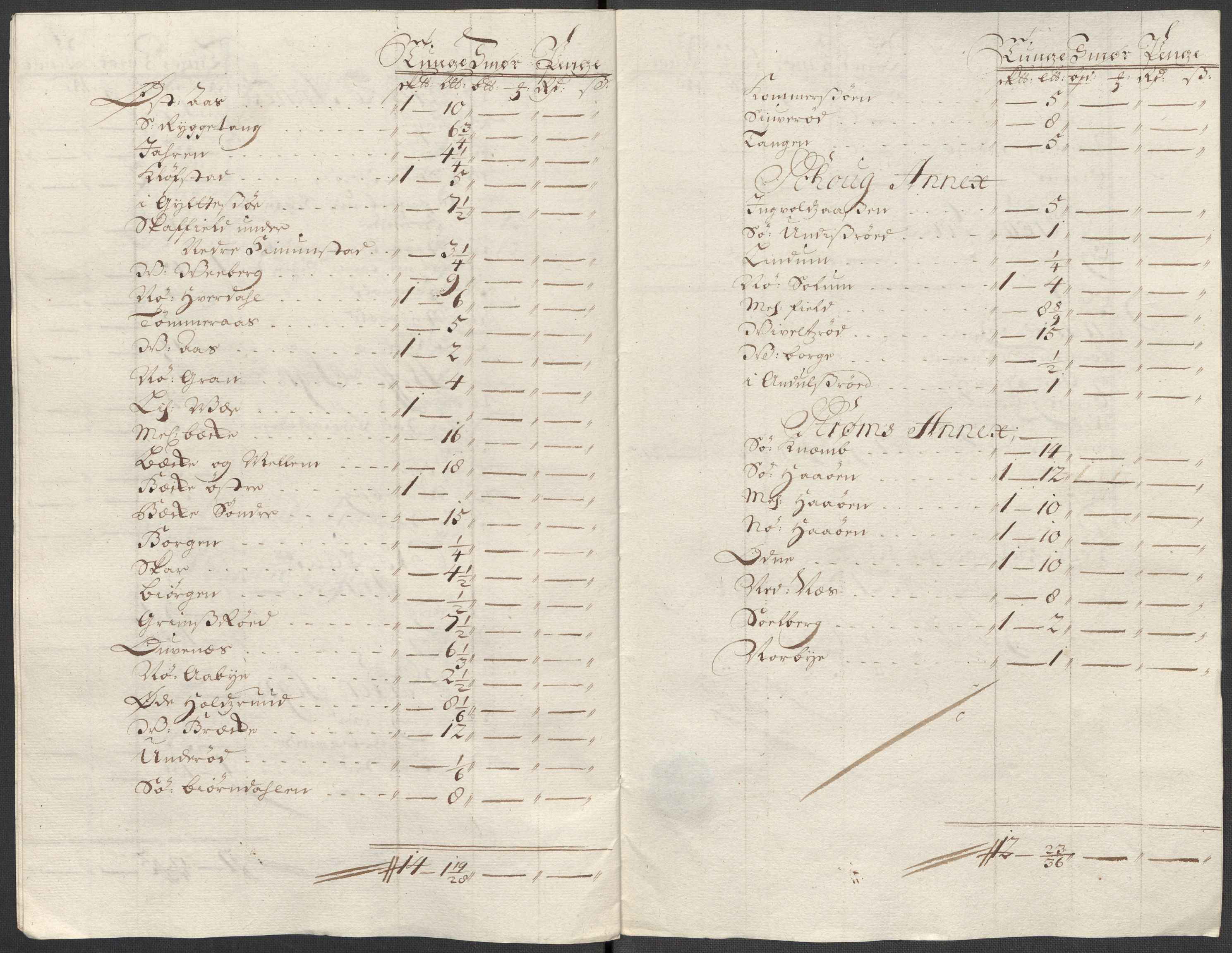 Rentekammeret inntil 1814, Reviderte regnskaper, Fogderegnskap, AV/RA-EA-4092/R32/L1879: Fogderegnskap Jarlsberg grevskap, 1714-1715, p. 395