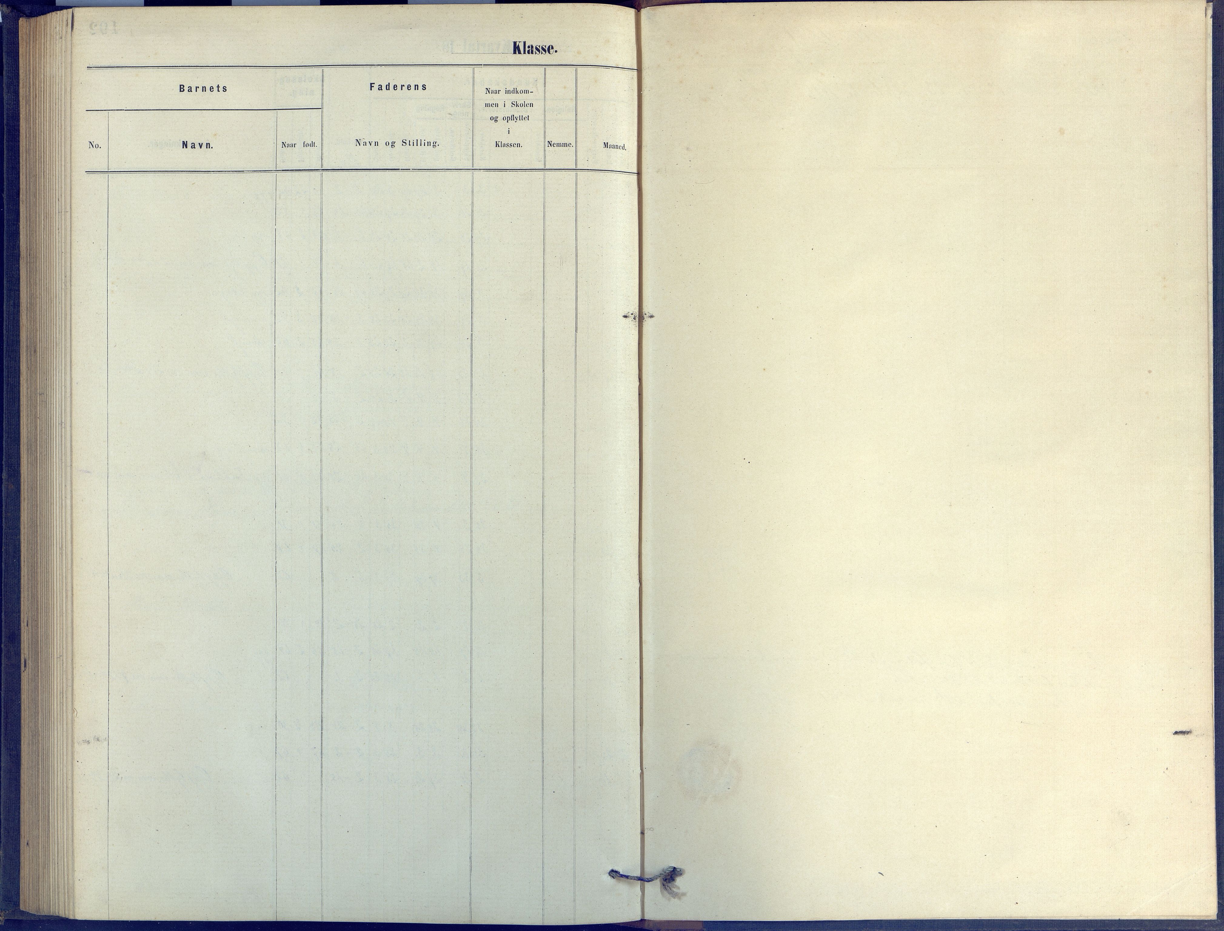 Arendal kommune, Katalog I, AAKS/KA0906-PK-I/07/L0055: Protokoll for forberedelsesklassen og 1. klasse, 1881-1891