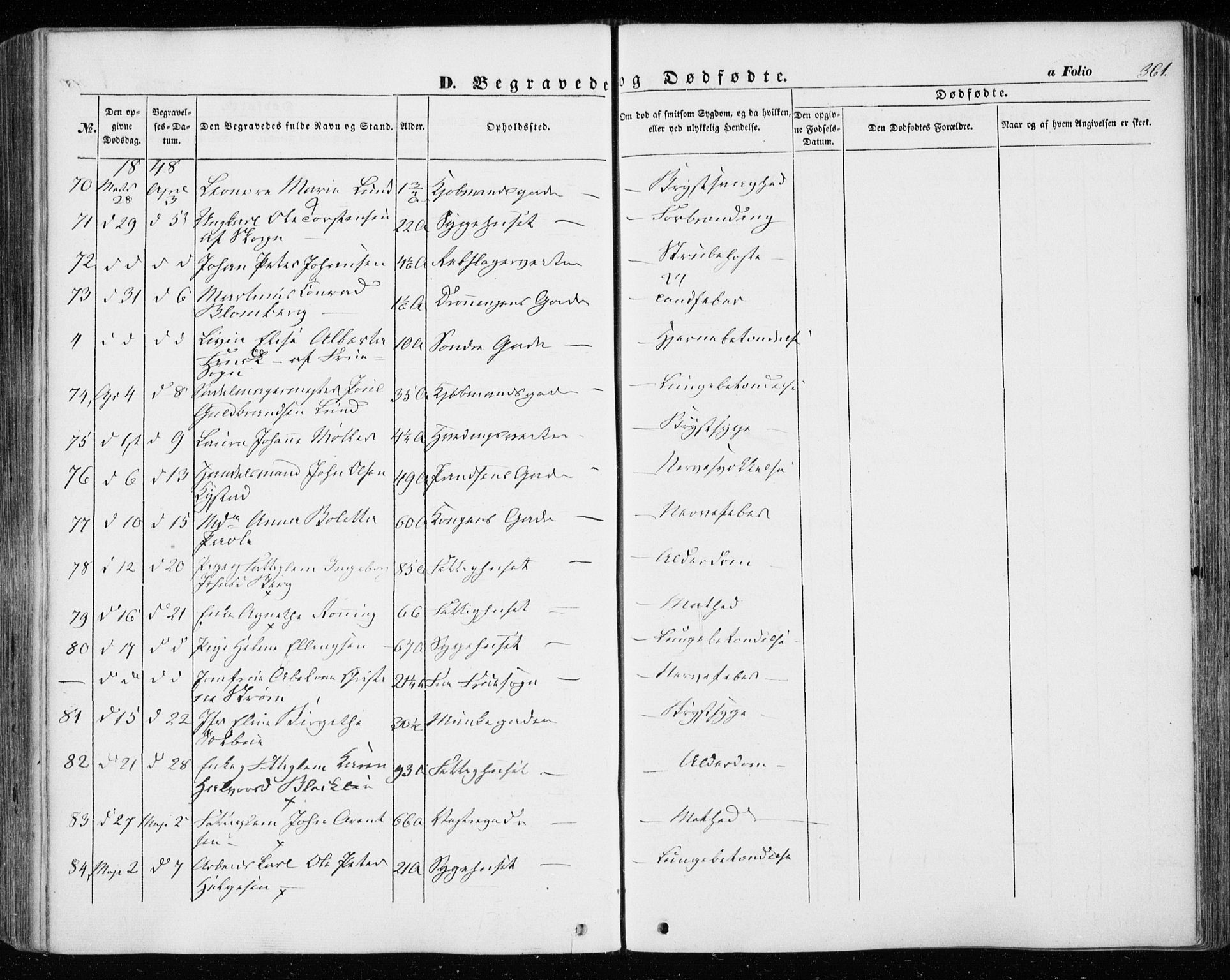 Ministerialprotokoller, klokkerbøker og fødselsregistre - Sør-Trøndelag, AV/SAT-A-1456/601/L0051: Parish register (official) no. 601A19, 1848-1857, p. 361