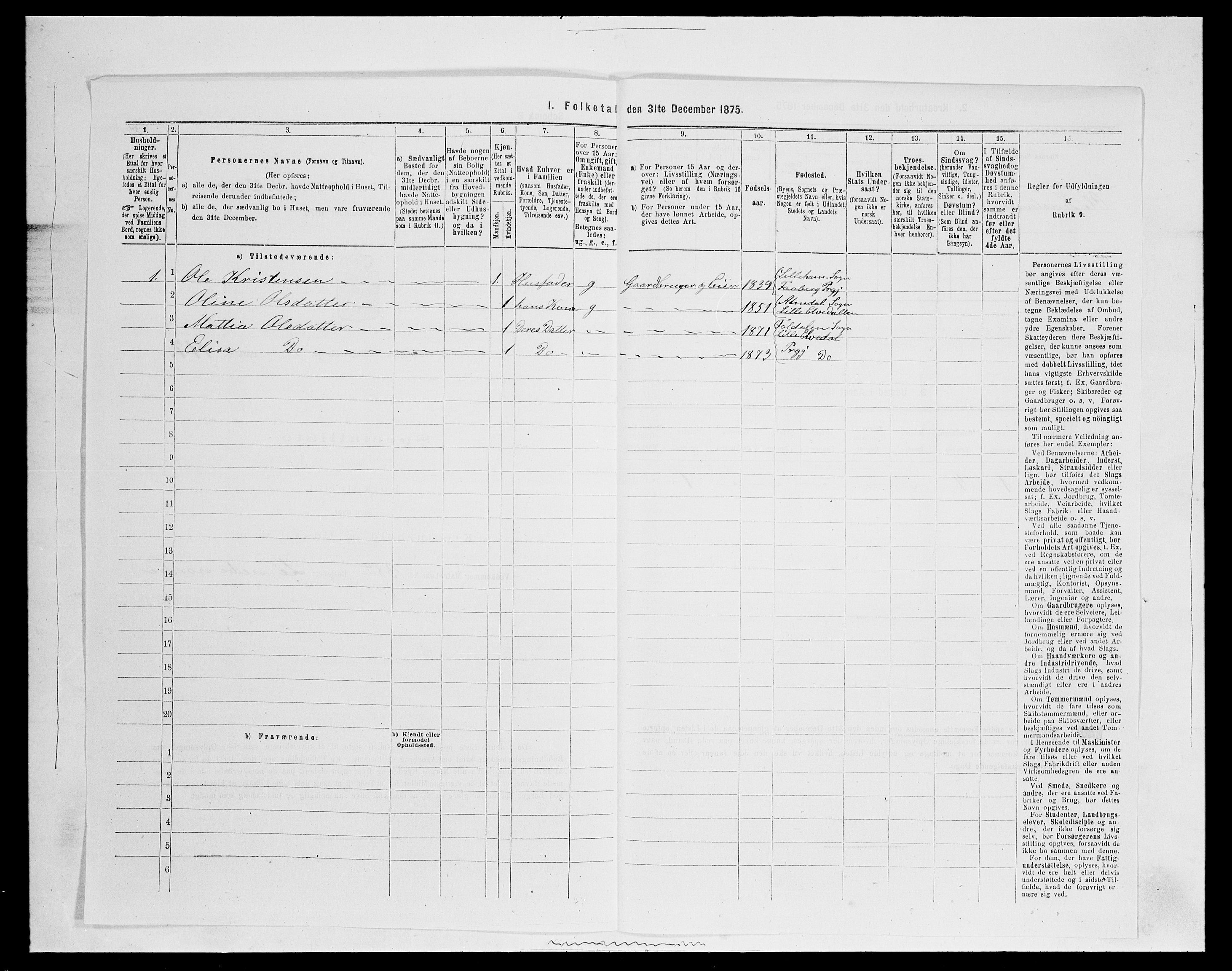 SAH, 1875 census for 0521P Øyer, 1875, p. 324