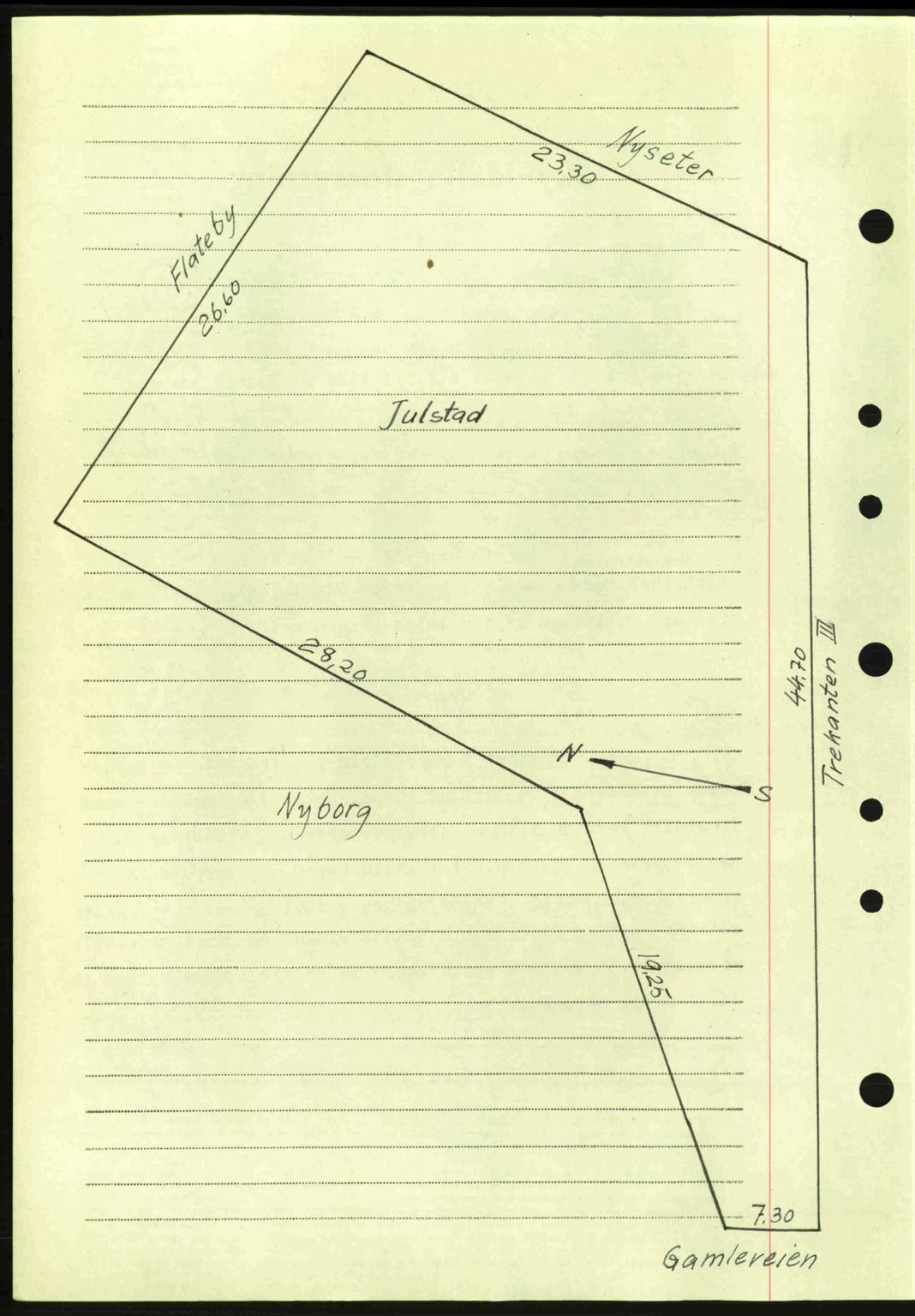 Idd og Marker sorenskriveri, AV/SAO-A-10283/G/Gb/Gbb/L0007: Mortgage book no. A7, 1944-1945, Diary no: : 551/1945