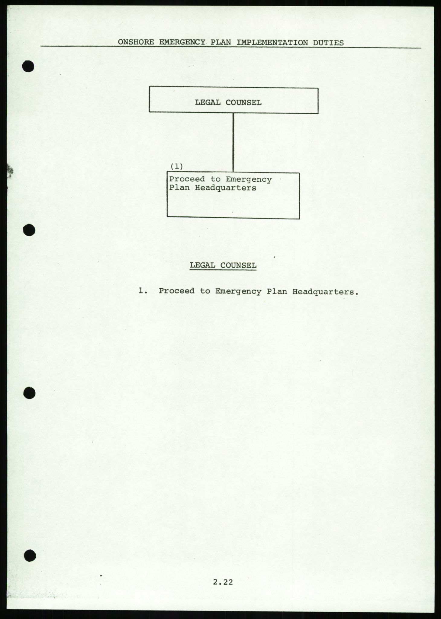 Justisdepartementet, Granskningskommisjonen ved Alexander Kielland-ulykken 27.3.1980, AV/RA-S-1165/D/L0016: O Beredskapsplaner (Doku.liste + O1-O3 av 3), 1980-1981, p. 50