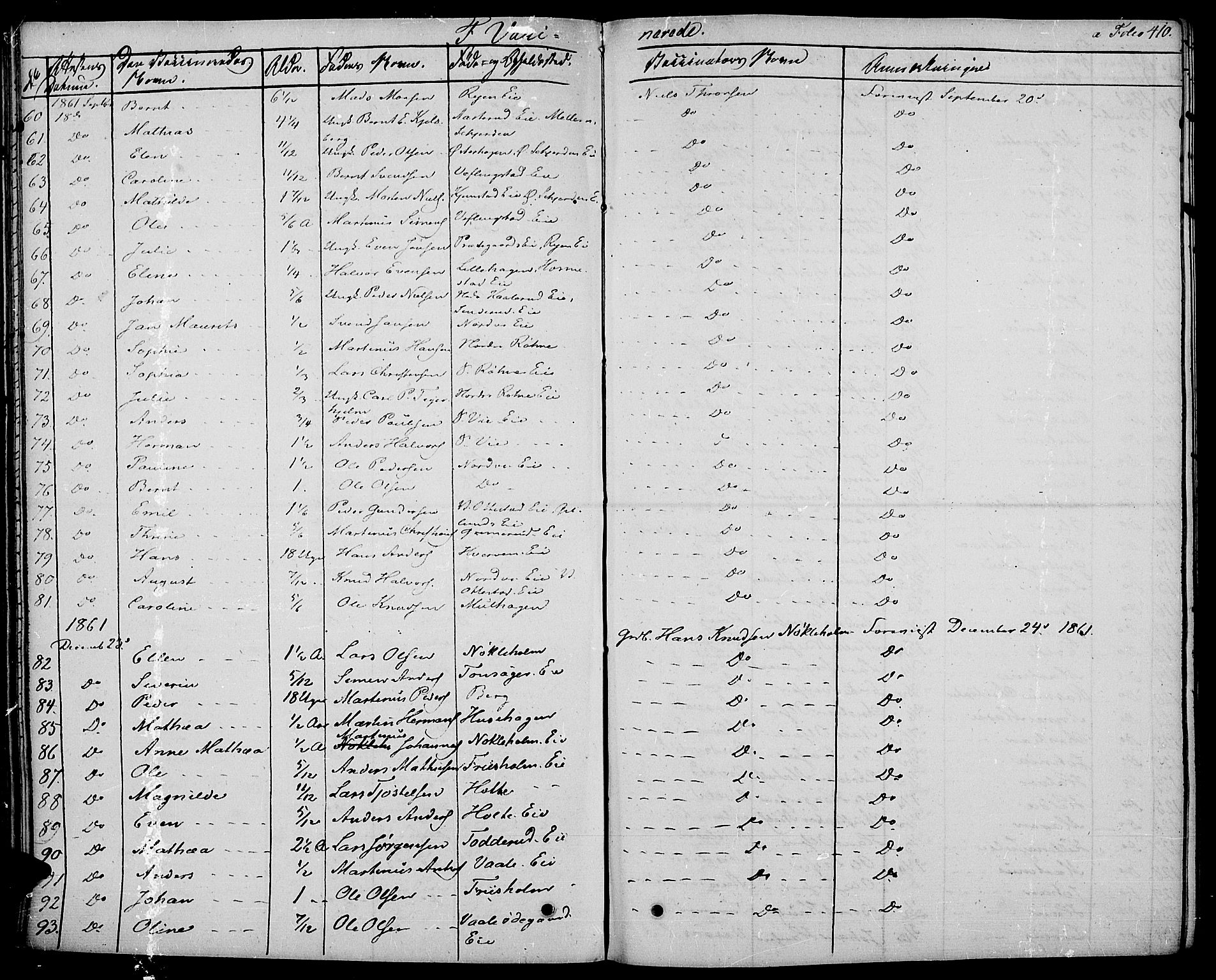 Stange prestekontor, AV/SAH-PREST-002/K/L0009: Parish register (official) no. 9, 1826-1835, p. 410