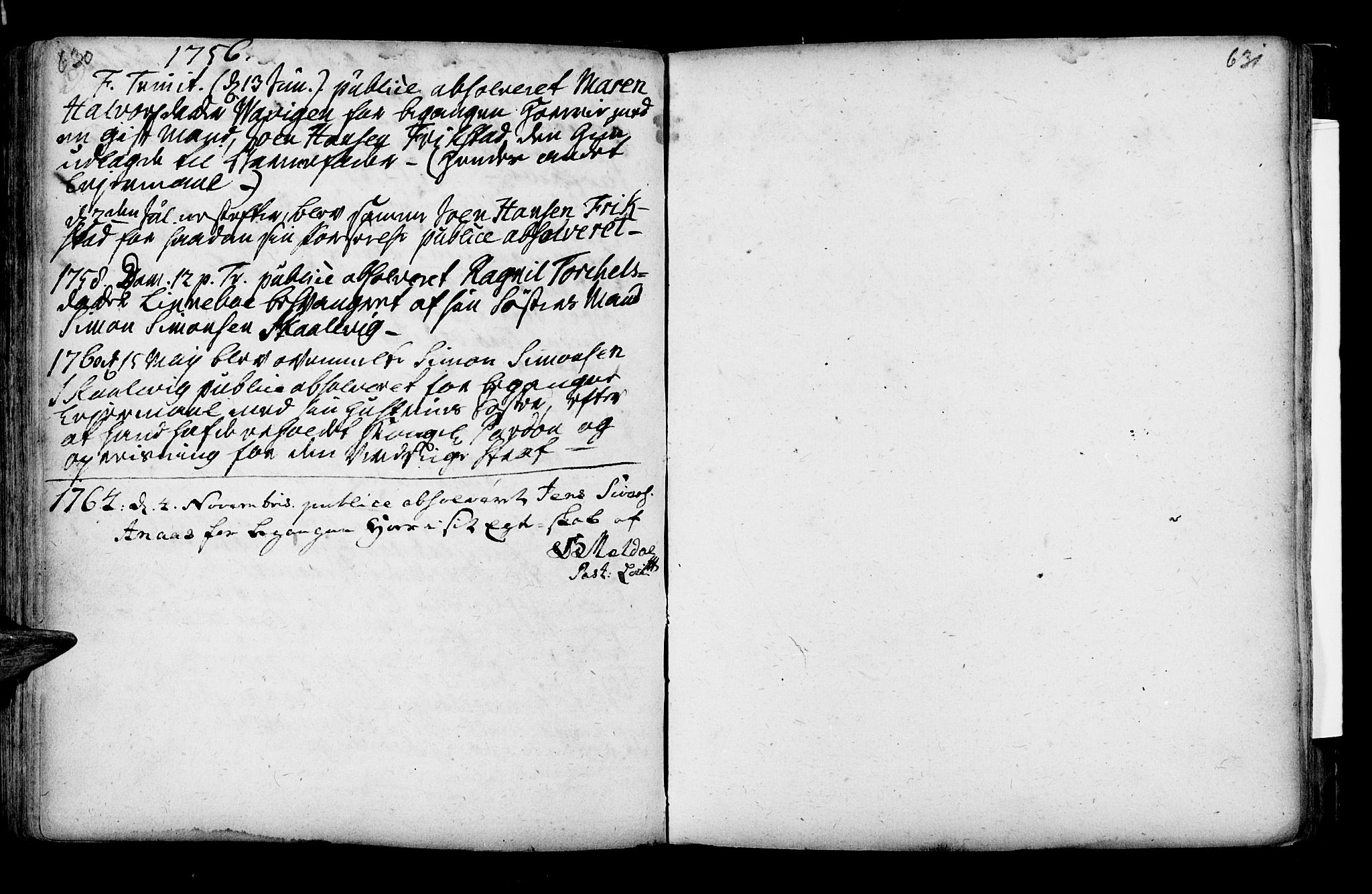 Oddernes sokneprestkontor, SAK/1111-0033/F/Fa/Faa/L0002: Parish register (official) no. A 2, 1719-1764, p. 630-631