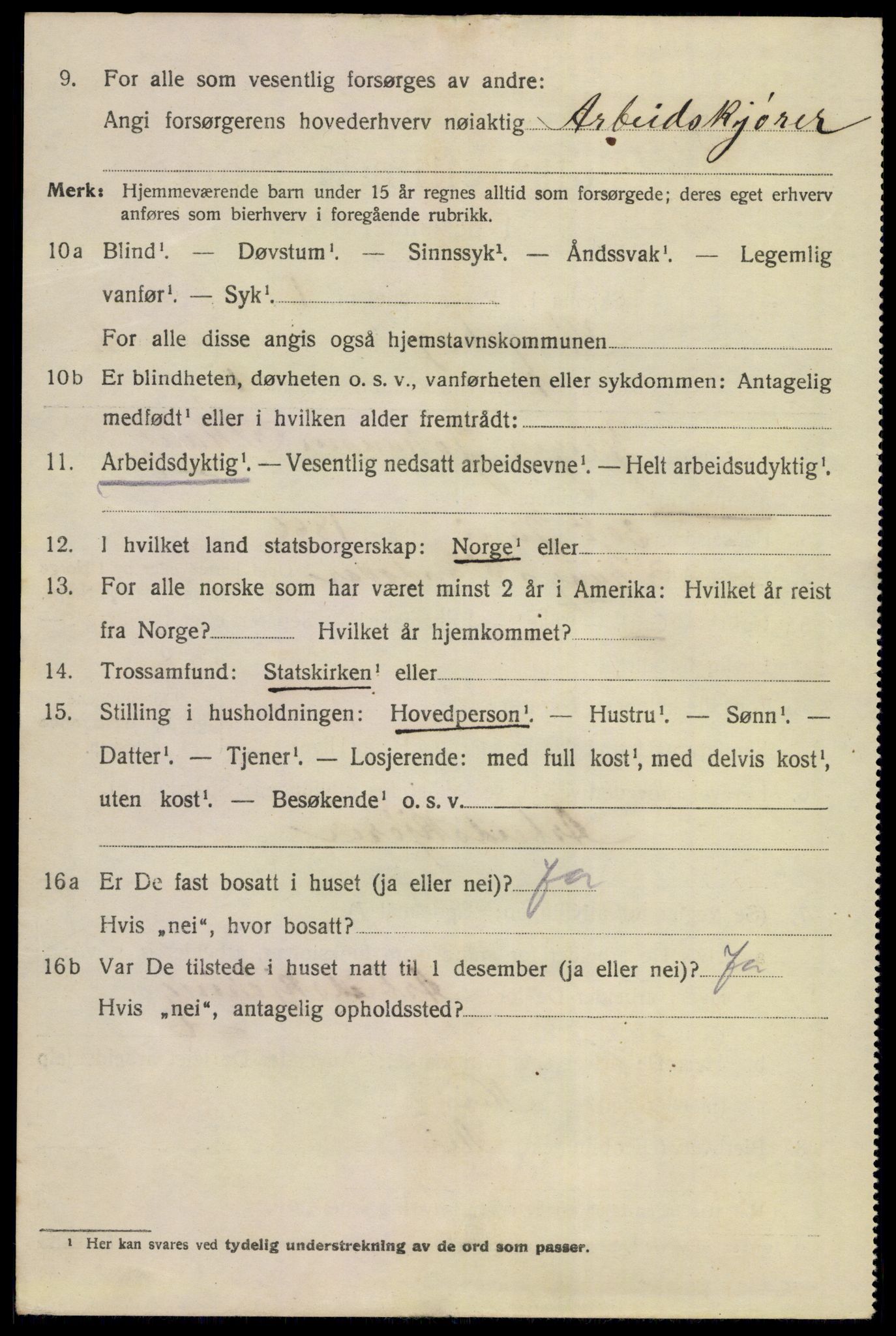 SAKO, 1920 census for Kongsberg, 1920, p. 6769