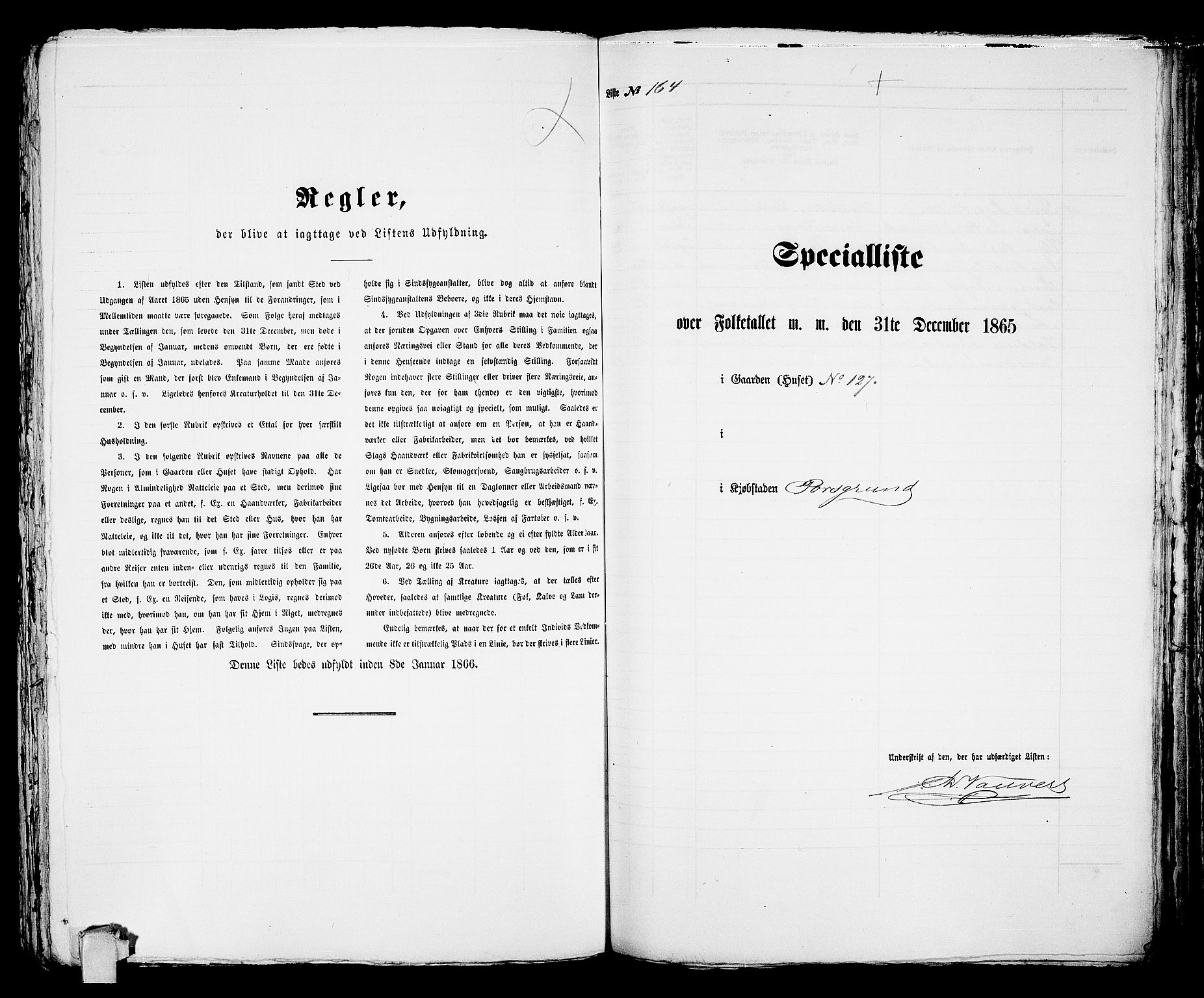 RA, 1865 census for Porsgrunn, 1865, p. 336