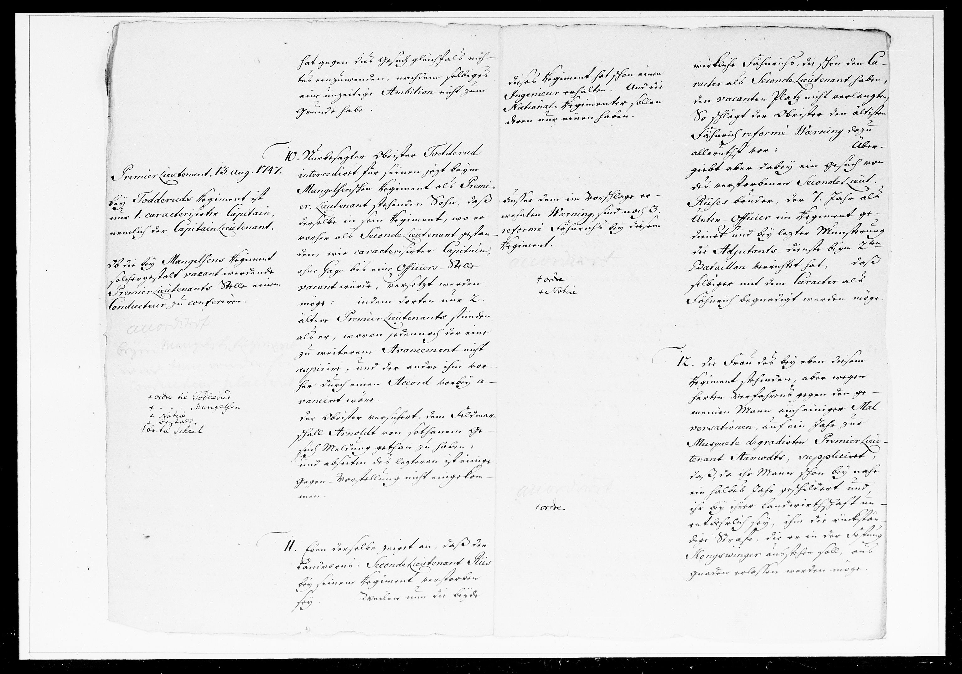Krigskollegiet, Krigskancelliet, DRA/A-0006/-/1241-1247: Refererede sager, 1753, p. 183