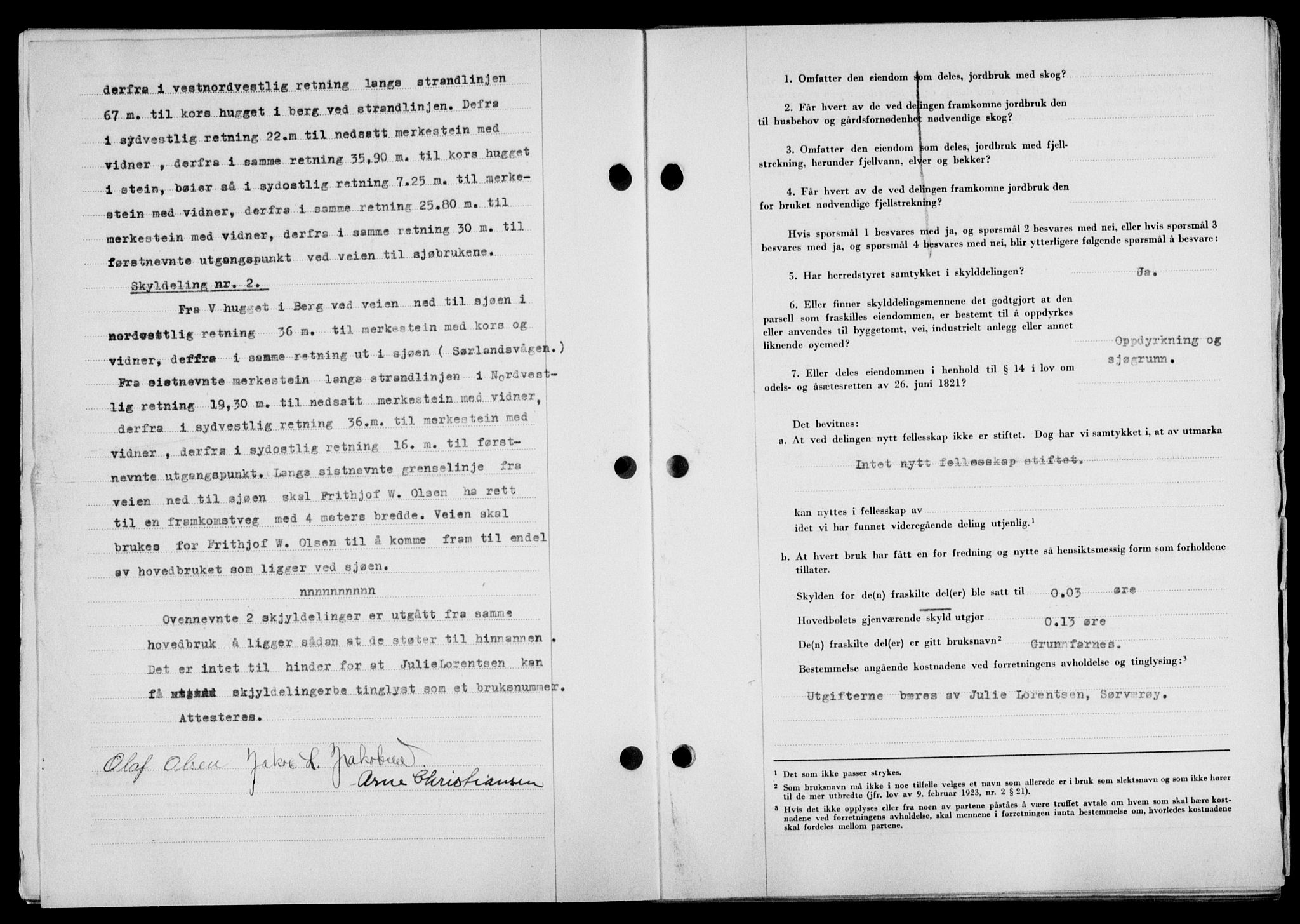 Lofoten sorenskriveri, SAT/A-0017/1/2/2C/L0023a: Mortgage book no. 23a, 1950-1950, Diary no: : 286/1950