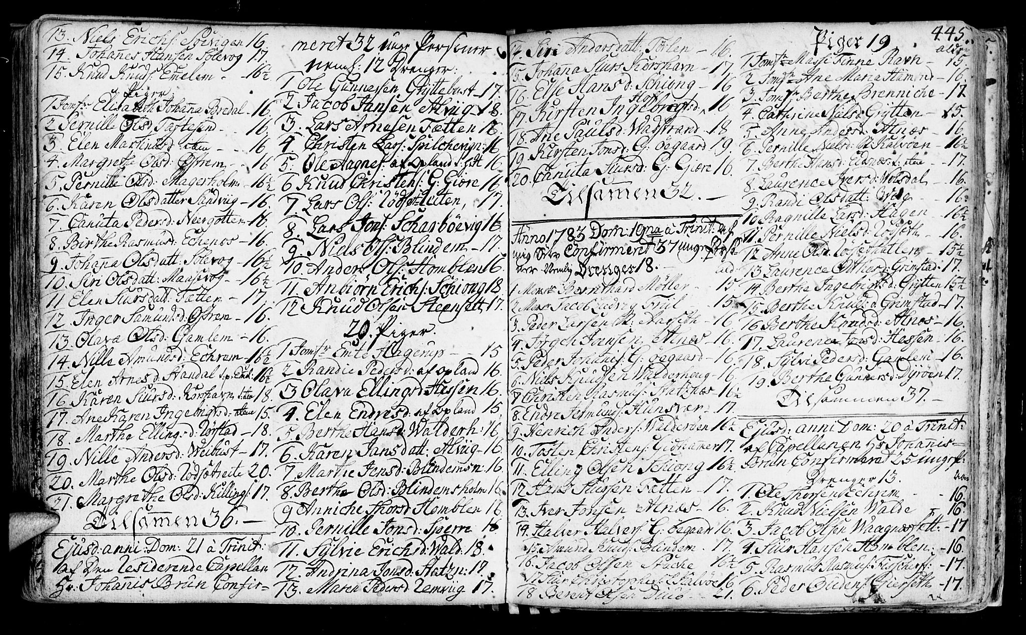 Ministerialprotokoller, klokkerbøker og fødselsregistre - Møre og Romsdal, AV/SAT-A-1454/528/L0393: Parish register (official) no. 528A04, 1762-1800, p. 445