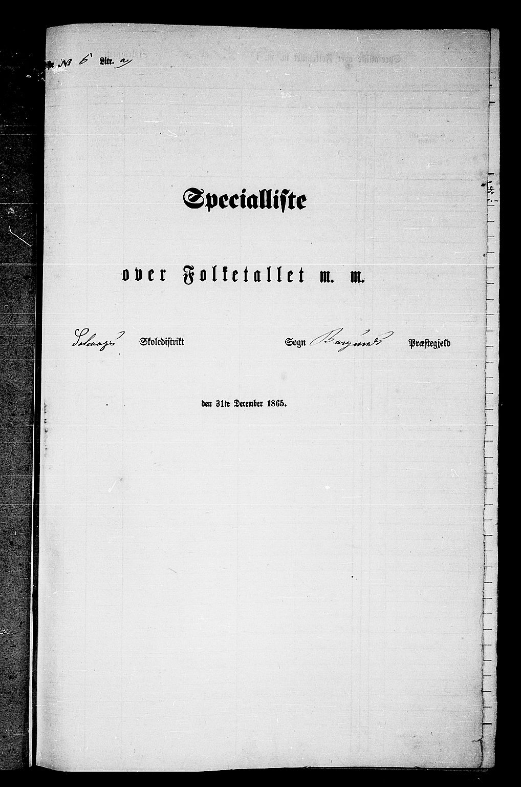 RA, 1865 census for Borgund, 1865, p. 83