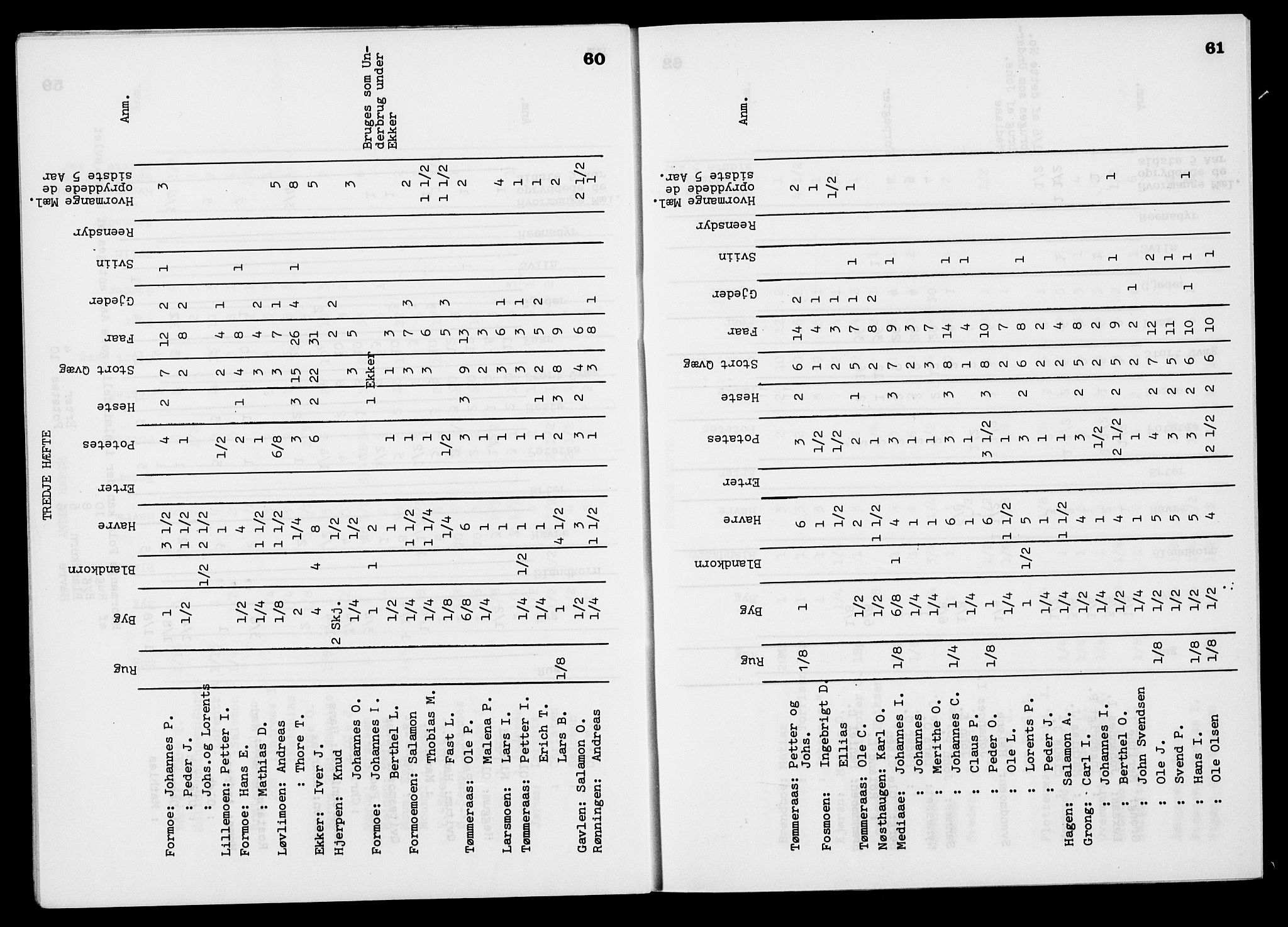 , Census 1845 for Grong, 1845, p. 31