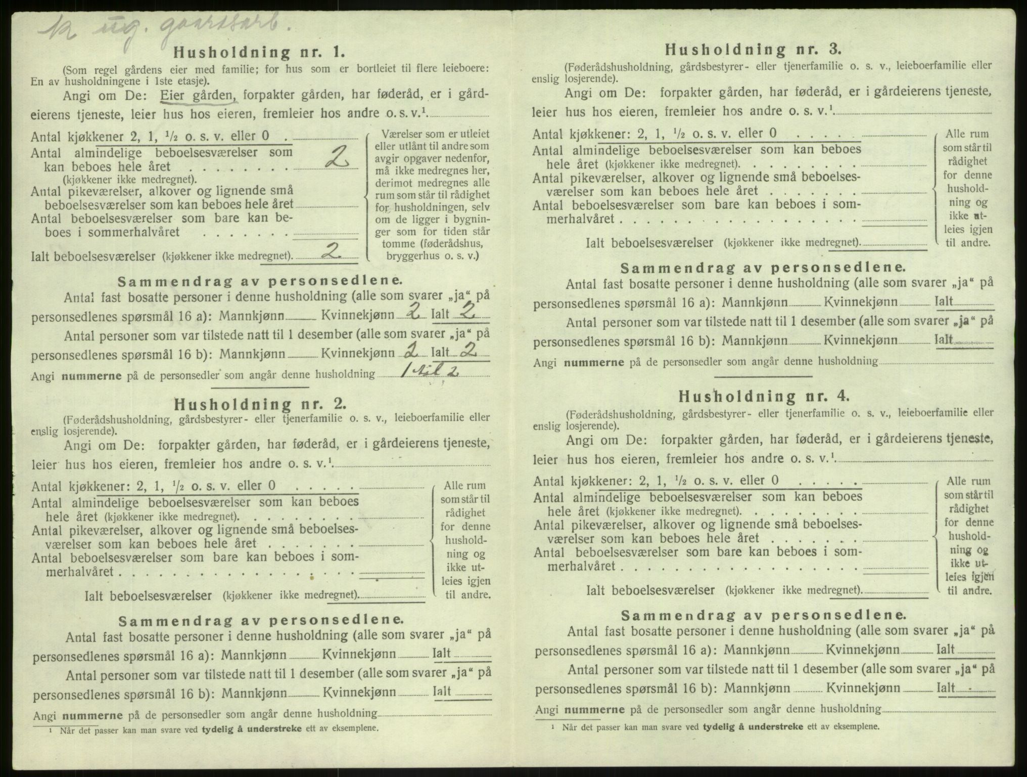 SAB, 1920 census for Luster, 1920, p. 116