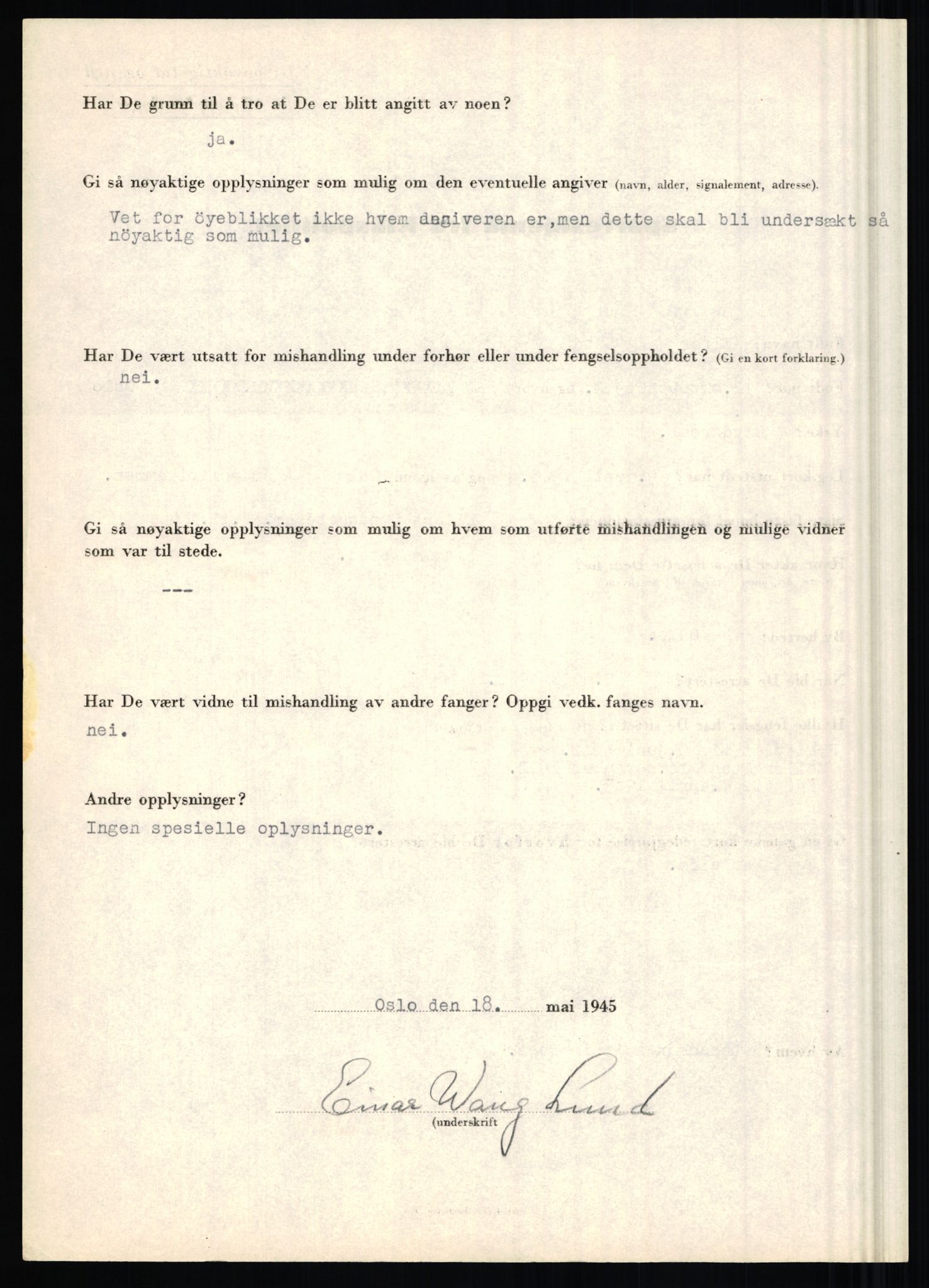 Rikspolitisjefen, AV/RA-S-1560/L/L0011: Lucassen, Oscar Fredrik - Moen, Olav, 1940-1945, p. 28
