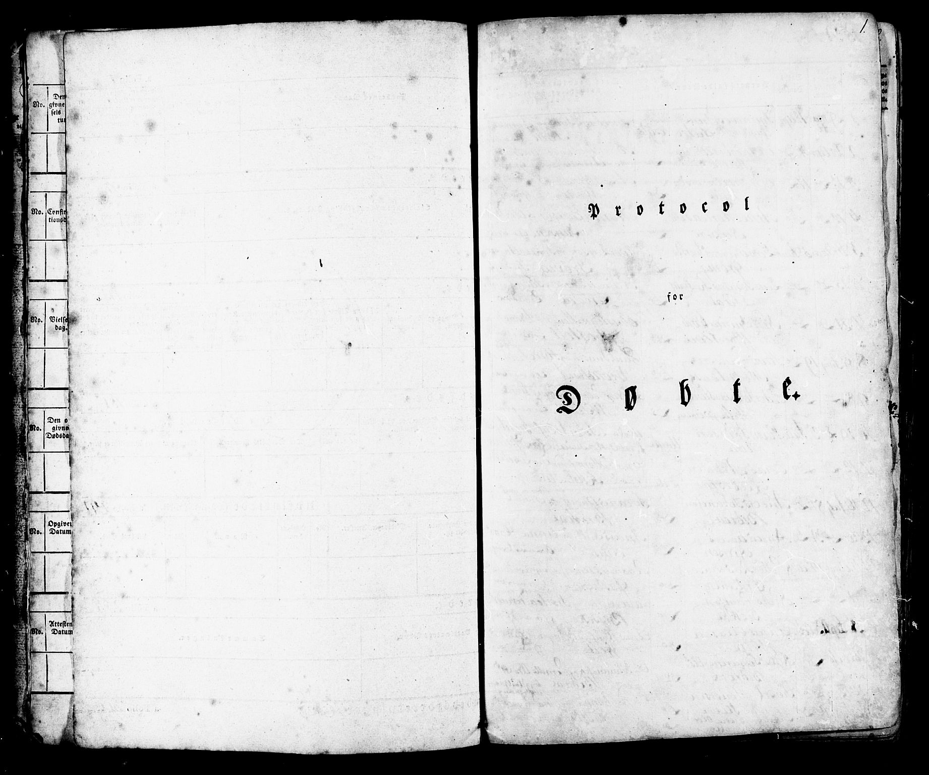 Ministerialprotokoller, klokkerbøker og fødselsregistre - Møre og Romsdal, AV/SAT-A-1454/513/L0174: Parish register (official) no. 513A01, 1831-1855, p. 1