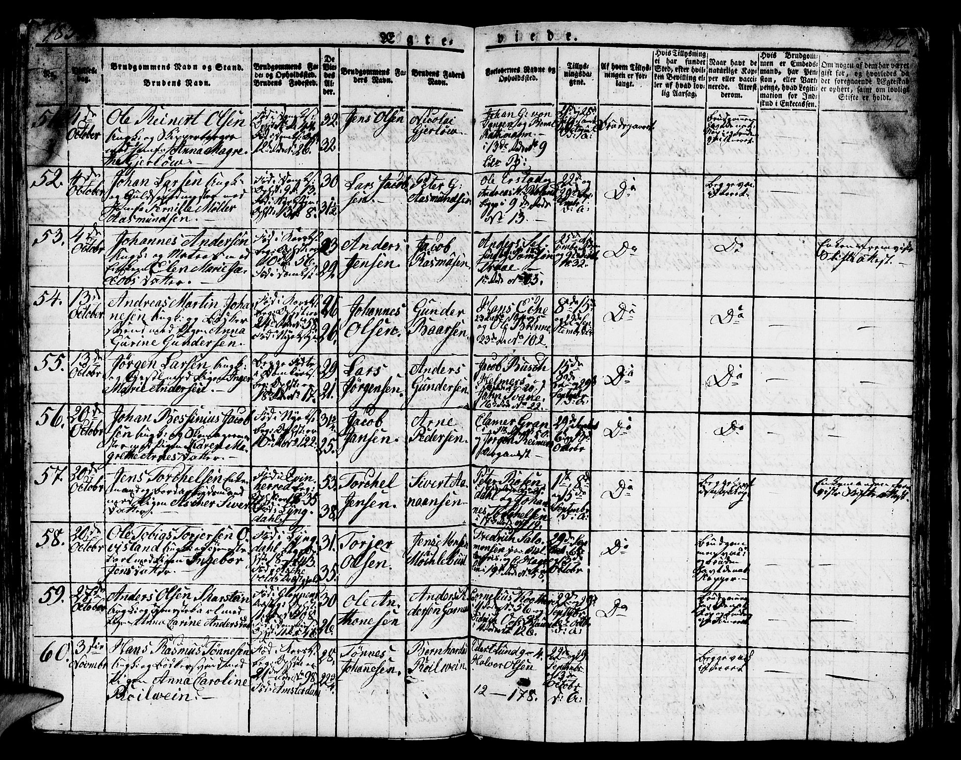 Domkirken sokneprestembete, AV/SAB-A-74801/H/Hab/L0002: Parish register (copy) no. A 2, 1821-1839, p. 450