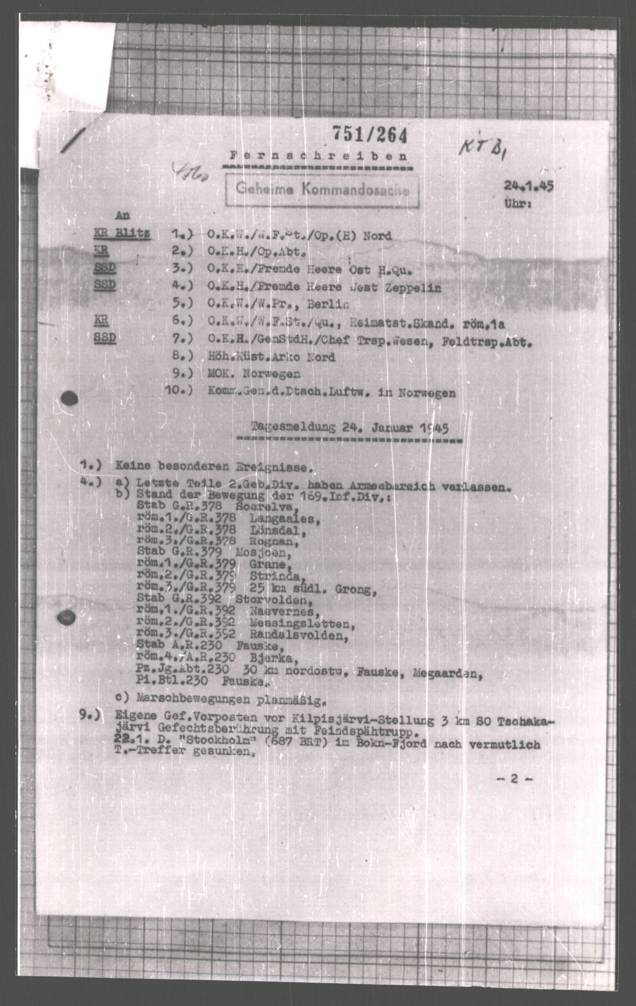 Forsvarets Overkommando. 2 kontor. Arkiv 11.4. Spredte tyske arkivsaker, AV/RA-RAFA-7031/D/Dar/Dara/L0006: Krigsdagbøker for 20. Gebirgs-Armee-Oberkommando (AOK 20), 1945, p. 753