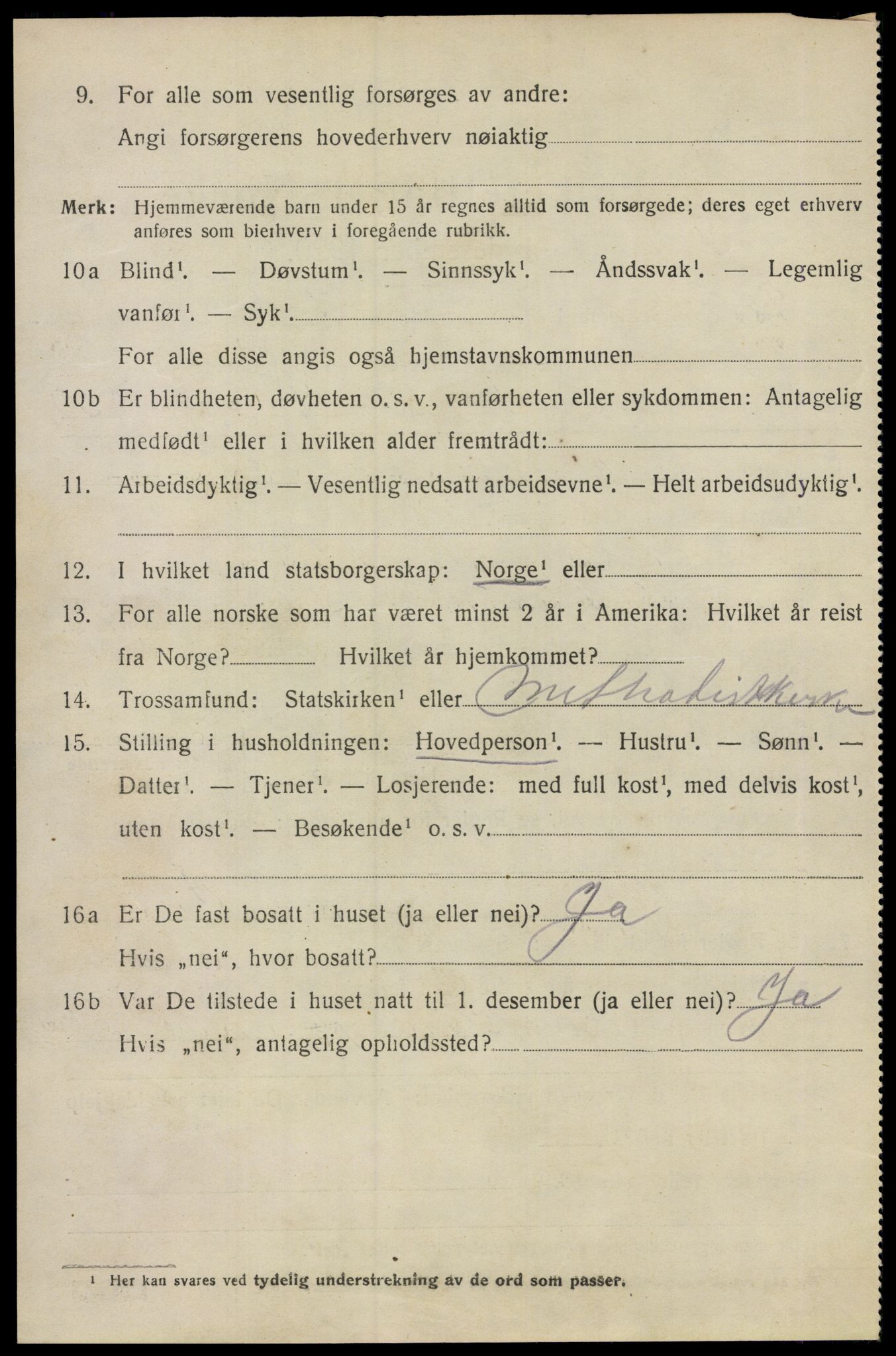 SAO, 1920 census for Glemmen, 1920, p. 7838