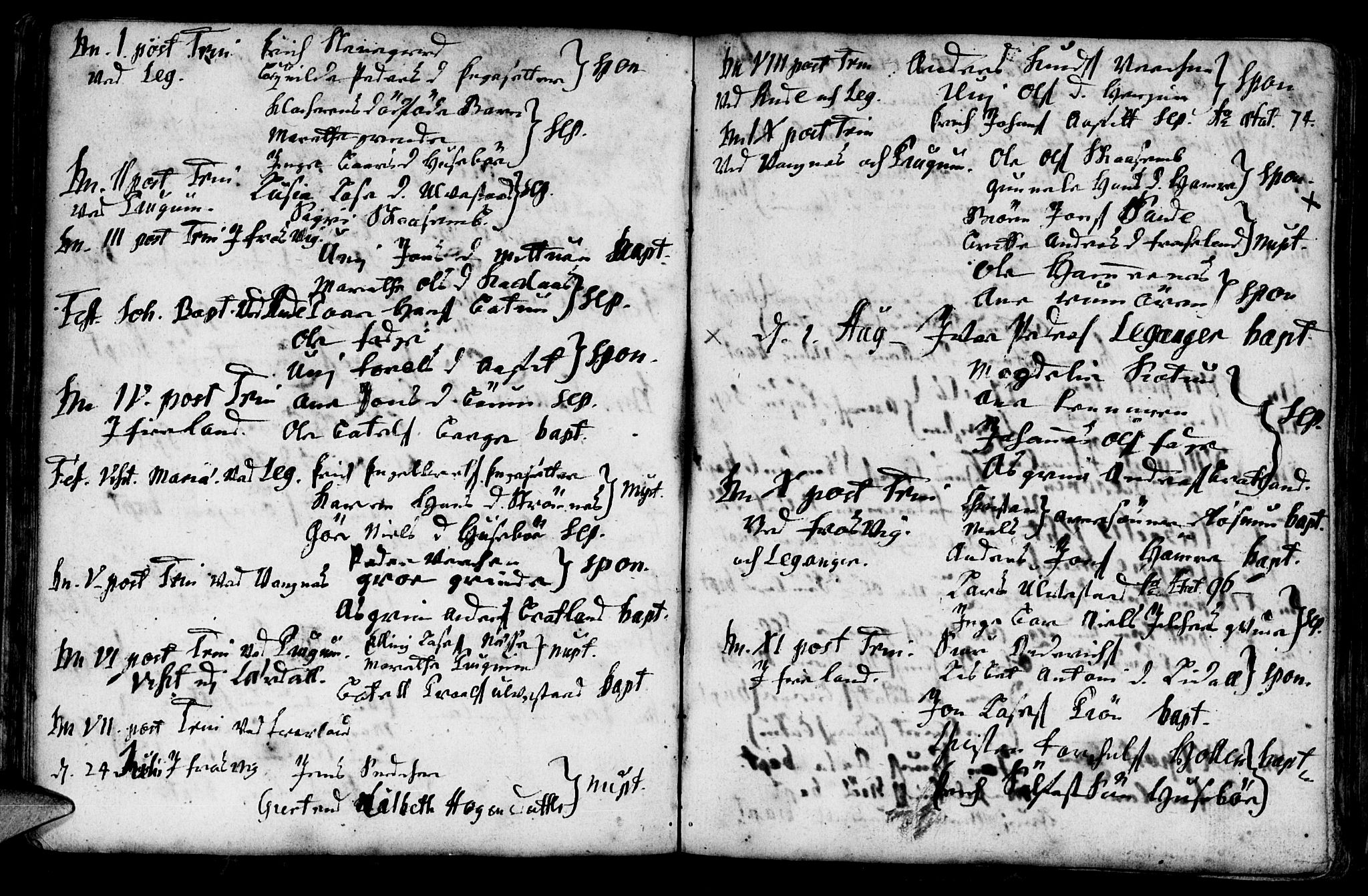 Leikanger sokneprestembete, SAB/A-81001: Parish register (official) no. A 1, 1690-1734, p. 68