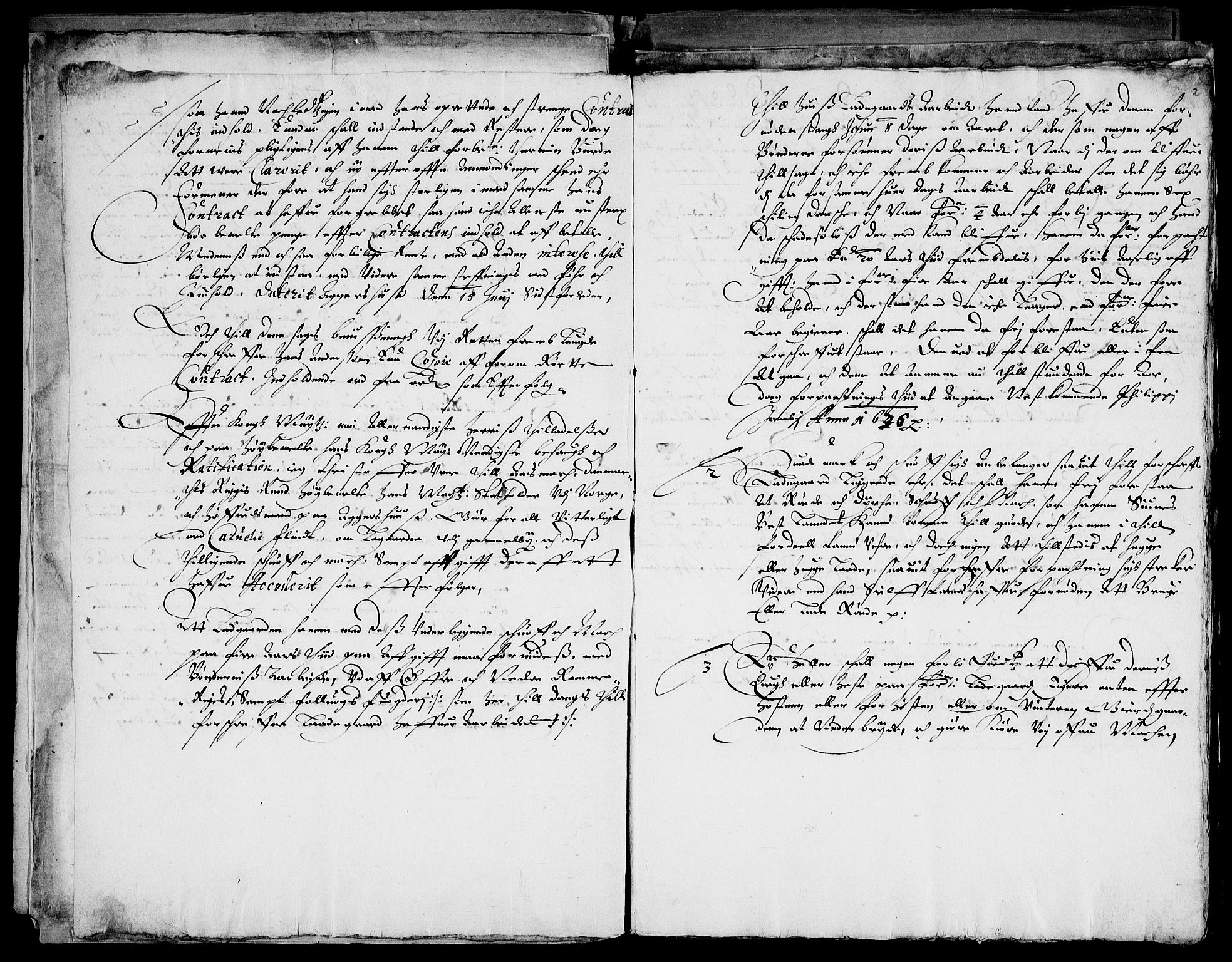 Danske Kanselli, Skapsaker, AV/RA-EA-4061/F/L0064: Skap 14, pakke 214-306, 1591-1731, p. 12