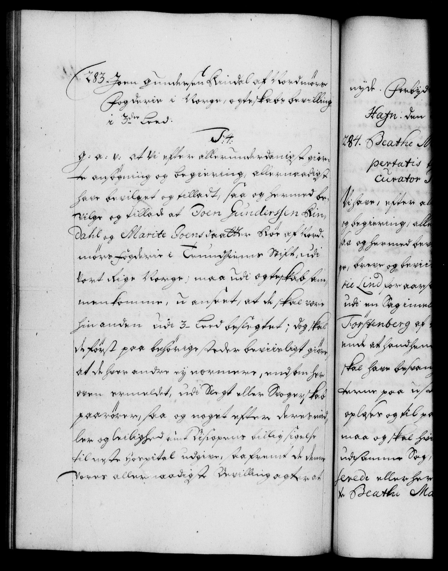 Danske Kanselli 1572-1799, AV/RA-EA-3023/F/Fc/Fca/Fcaa/L0023: Norske registre, 1720-1722, p. 193b