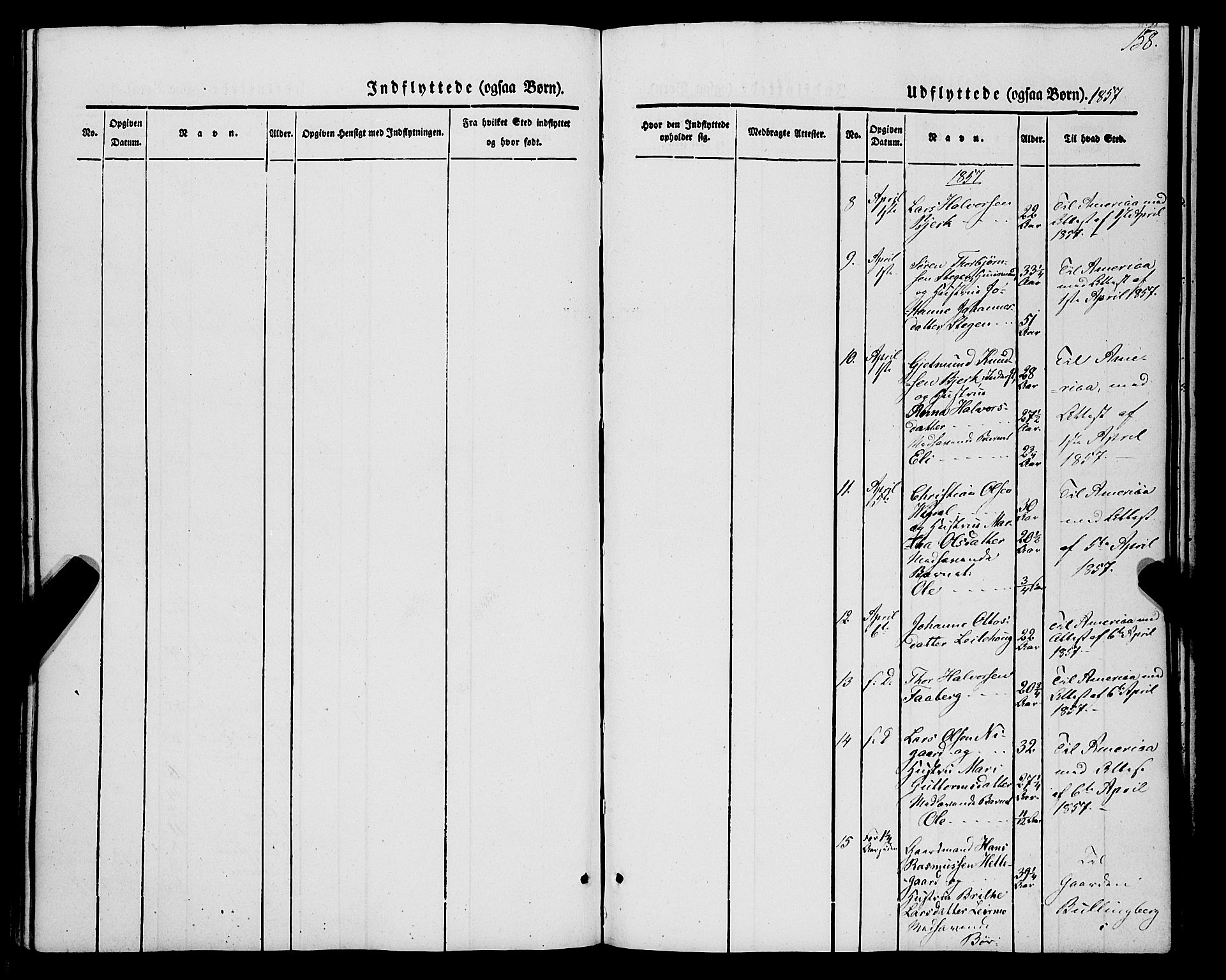 Jostedal sokneprestembete, AV/SAB-A-80601/H/Haa/Haaa/L0005: Parish register (official) no. A 5, 1849-1877, p. 158