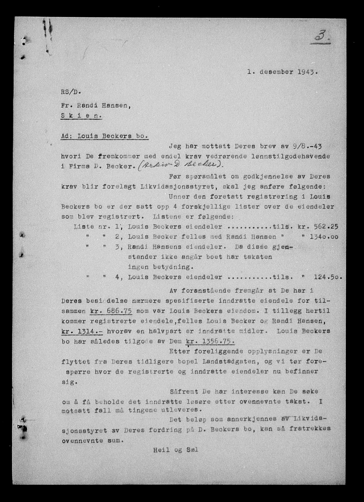 Justisdepartementet, Tilbakeføringskontoret for inndratte formuer, AV/RA-S-1564/H/Hc/Hcd/L0990: --, 1945-1947, p. 529
