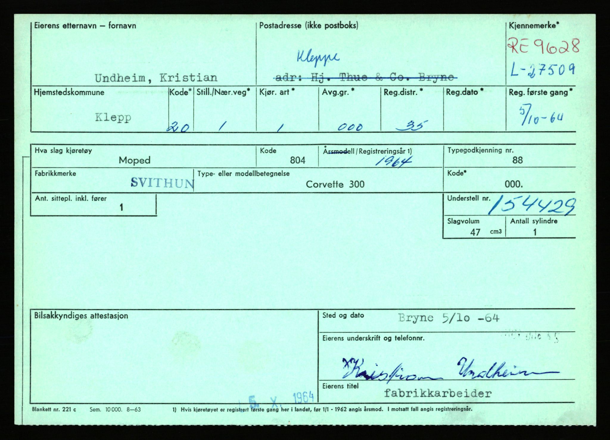 Stavanger trafikkstasjon, AV/SAST-A-101942/0/F/L0045: L-27000 - L-27799, 1930-1971, p. 1197