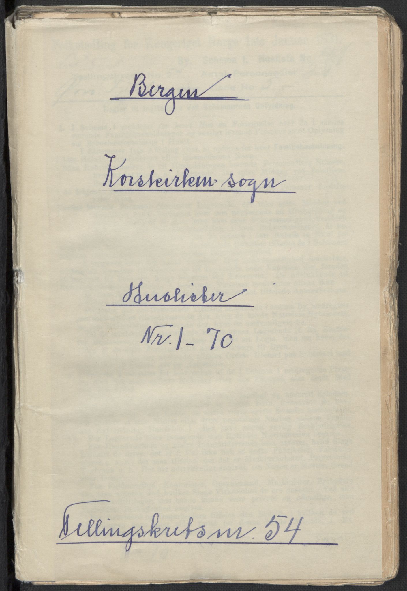 RA, 1891 Census for 1301 Bergen, 1891, p. 8714