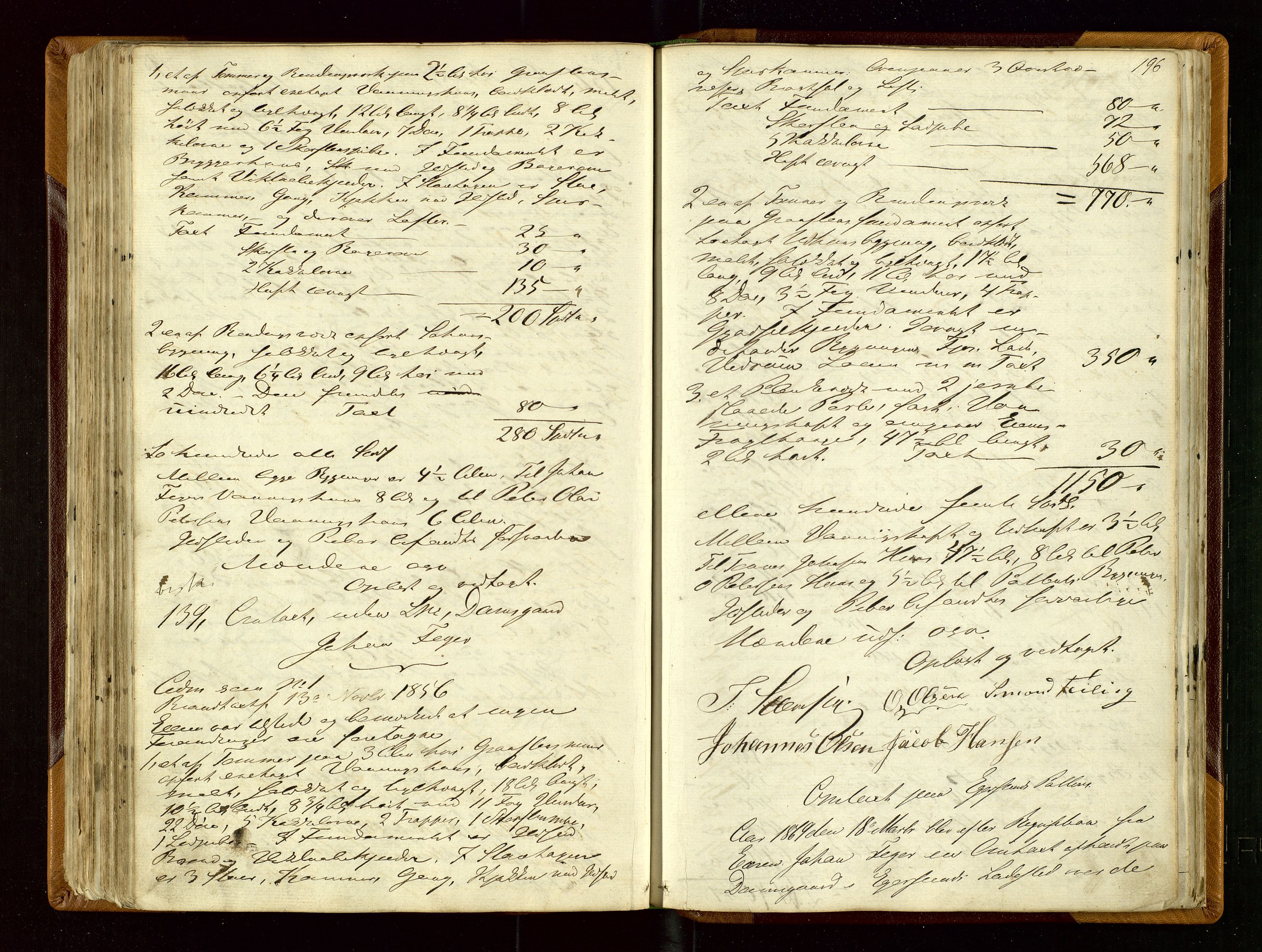 Eigersund lensmannskontor, AV/SAST-A-100171/God/L0002: Branntakstprotokoll, 1860-1873, p. 195b-196a