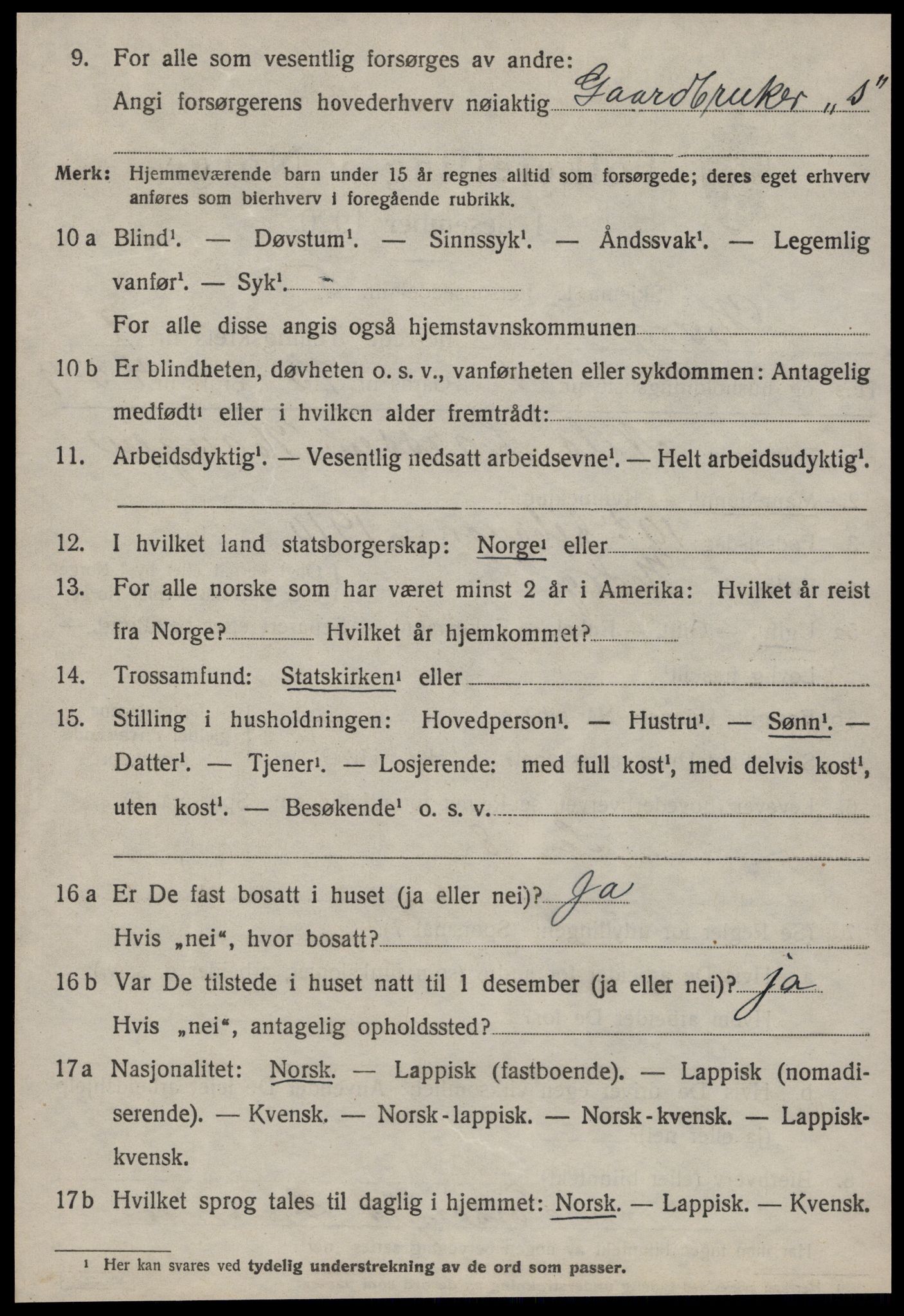 SAT, 1920 census for Horg, 1920, p. 5359