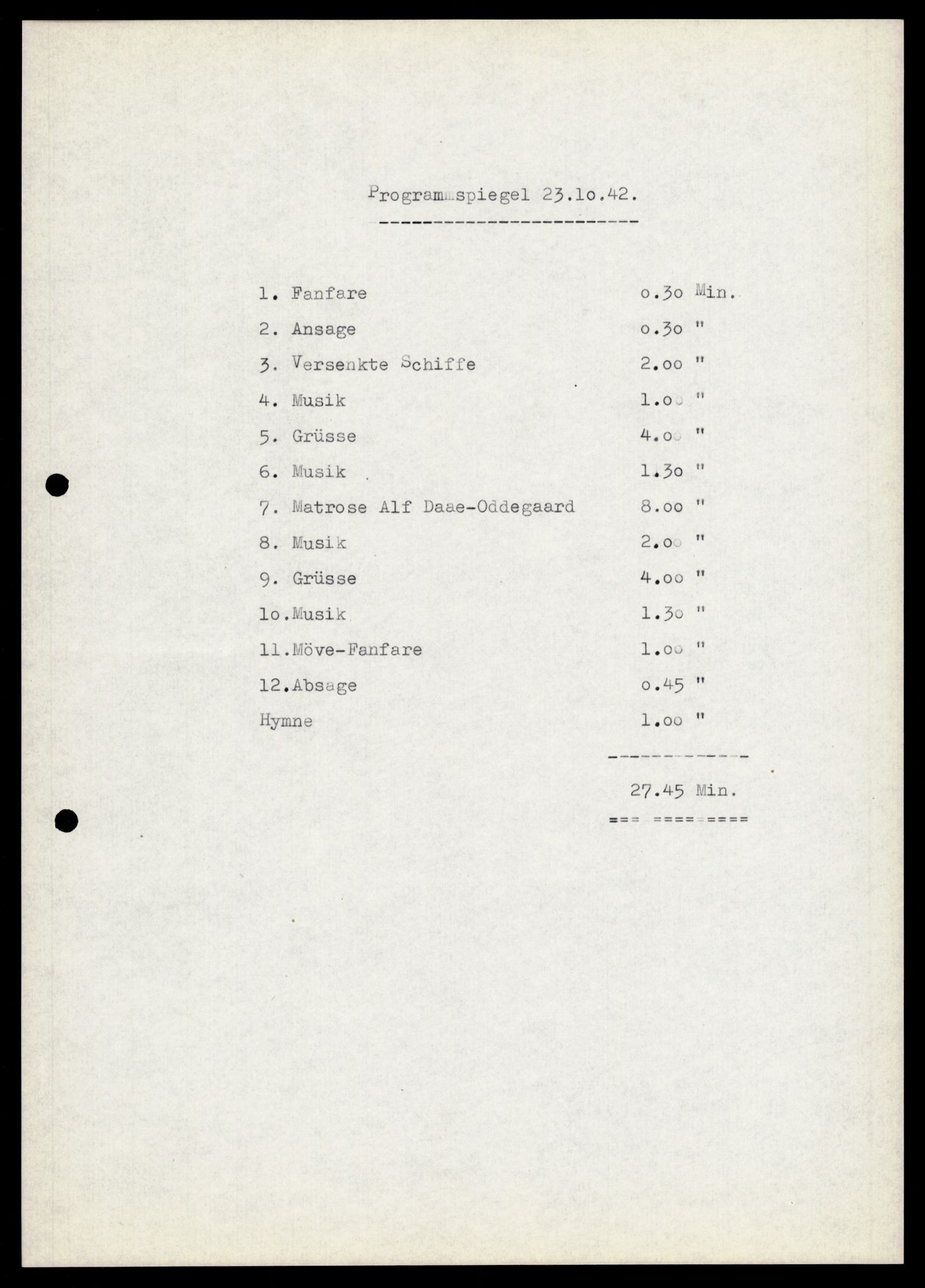 Forsvarets Overkommando. 2 kontor. Arkiv 11.4. Spredte tyske arkivsaker, AV/RA-RAFA-7031/D/Dar/Darb/L0009: Reichskommissariat - Hauptabteilung Volksaufklärung und Propaganda, 1940-1942, p. 1169