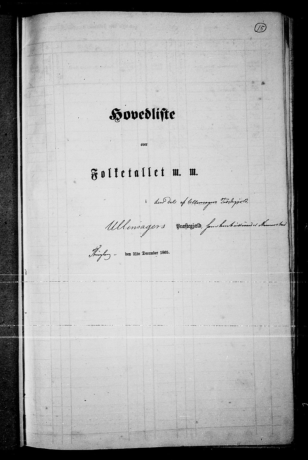 RA, 1865 census for Ullensaker, 1865, p. 12