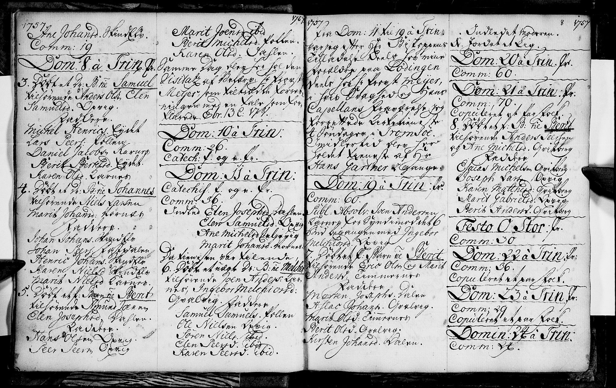Lyngen sokneprestembete, SATØ/S-1289/H/He/Hea/L0001kirke: Parish register (official) no. 1, 1756-1785, p. 8