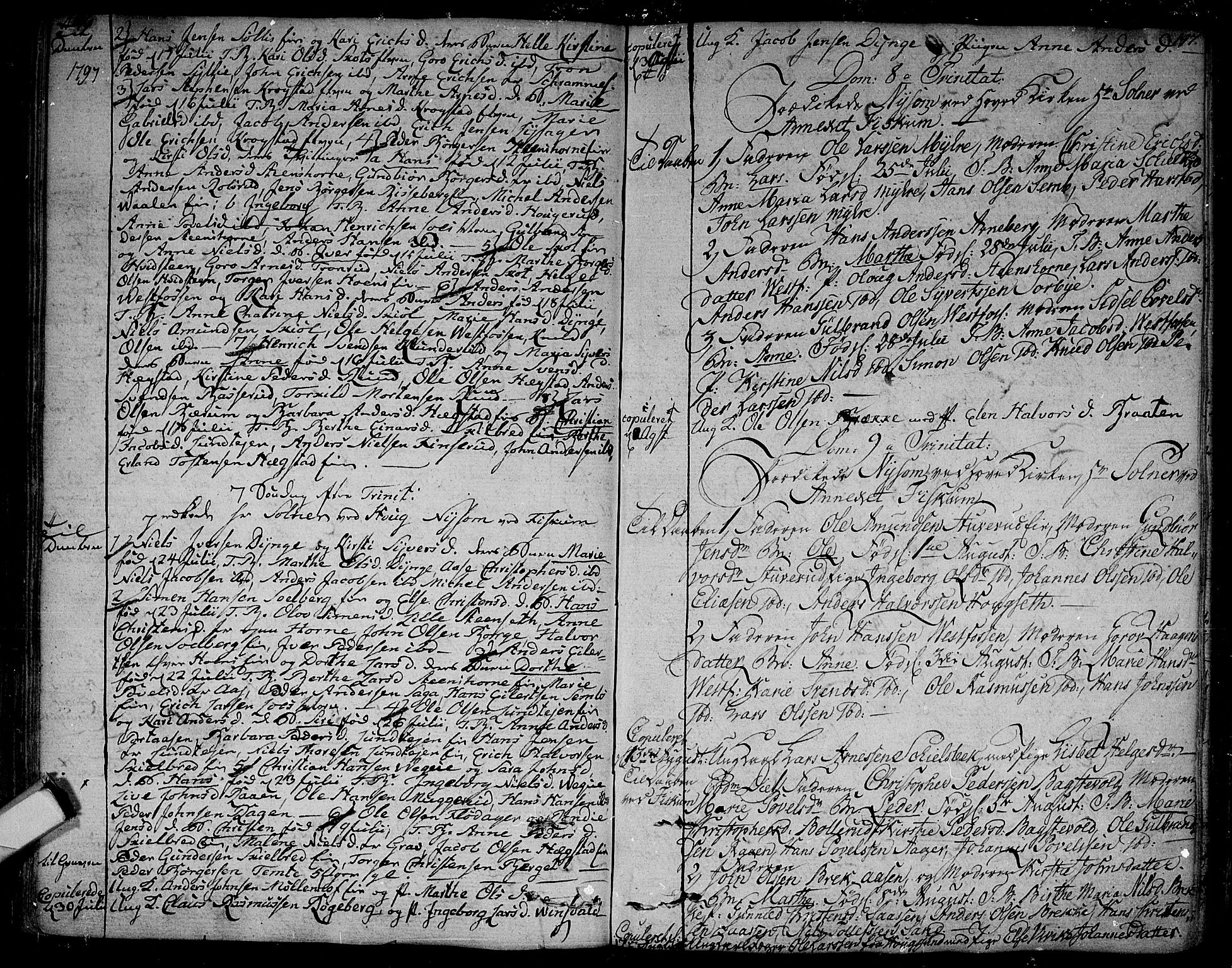 Eiker kirkebøker, AV/SAKO-A-4/F/Fa/L0009: Parish register (official) no. I 9, 1789-1806, p. 196-197