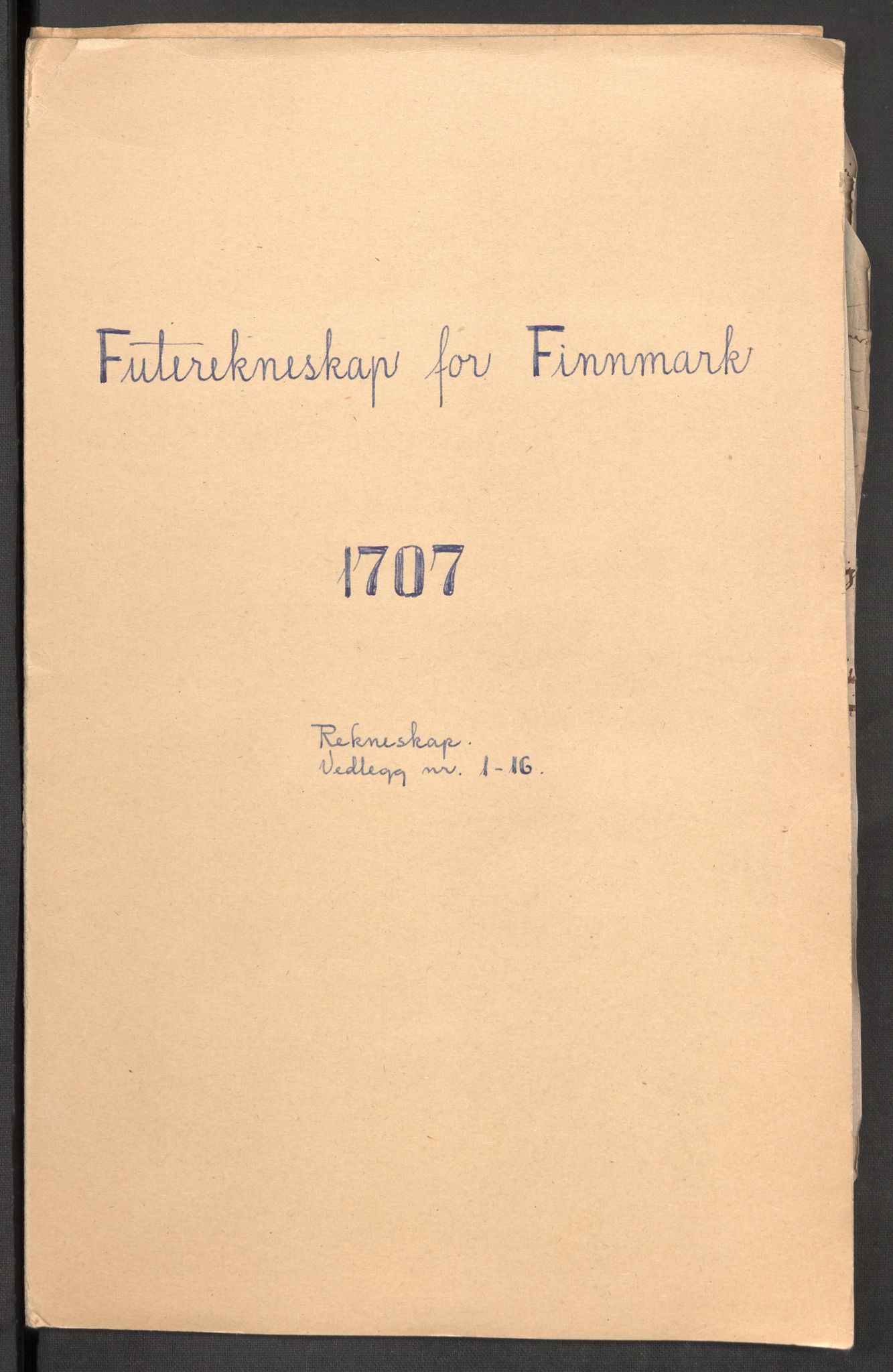 Rentekammeret inntil 1814, Reviderte regnskaper, Fogderegnskap, RA/EA-4092/R69/L4854: Fogderegnskap Finnmark/Vardøhus, 1707-1708, p. 2