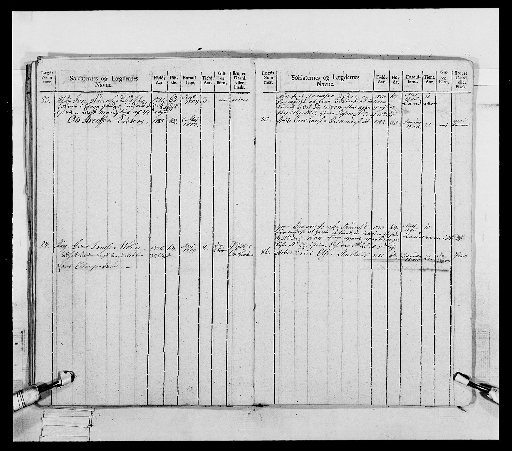 Generalitets- og kommissariatskollegiet, Det kongelige norske kommissariatskollegium, AV/RA-EA-5420/E/Eh/L0075b: 1. Trondheimske nasjonale infanteriregiment, 1807, p. 255